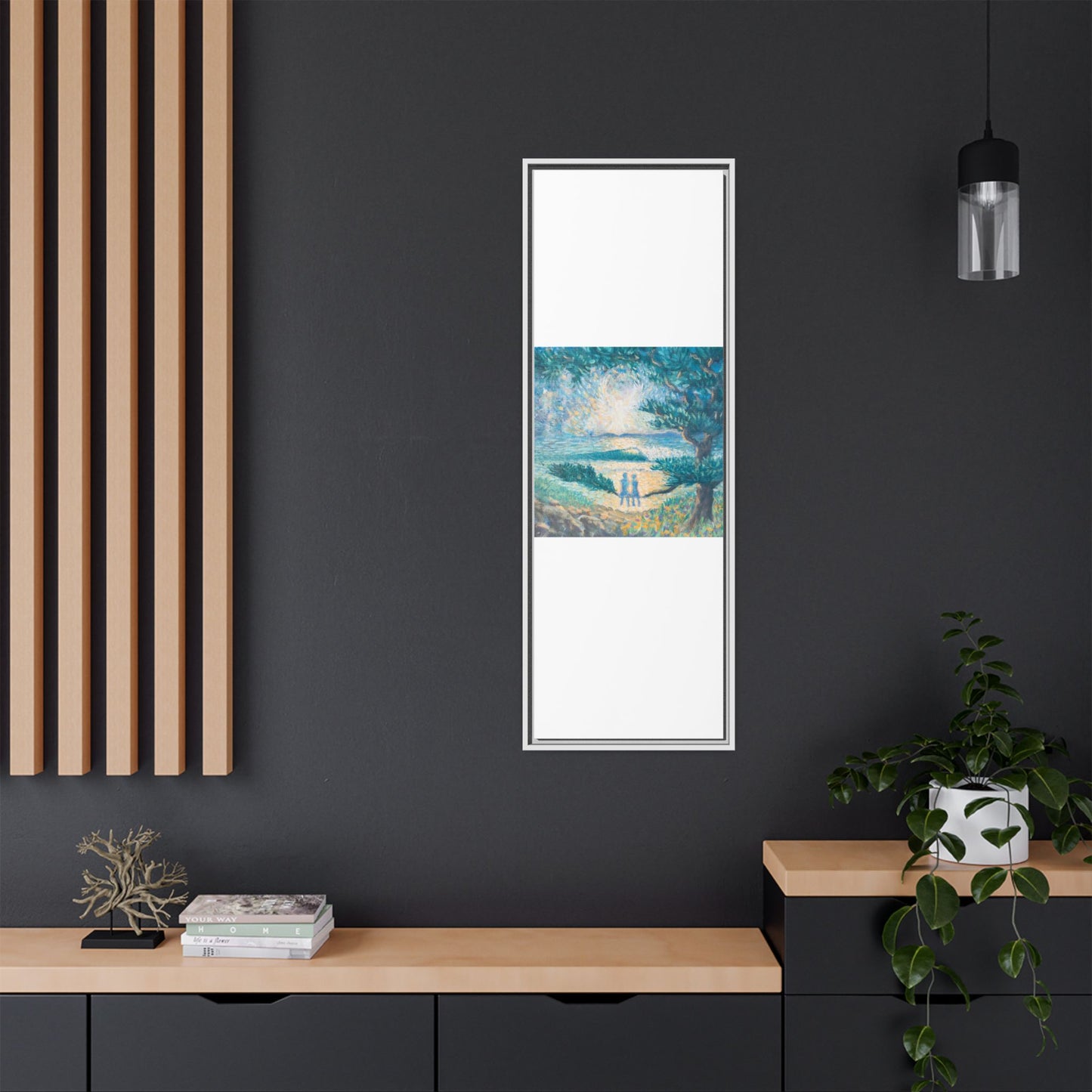 Matte Canvas, Framed (Multi-color)
