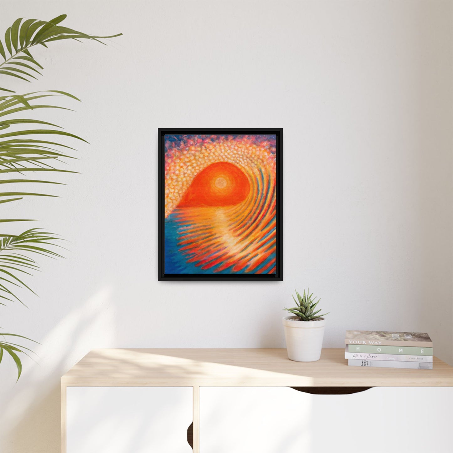 Matte Canvas, Framed (Multi-color)