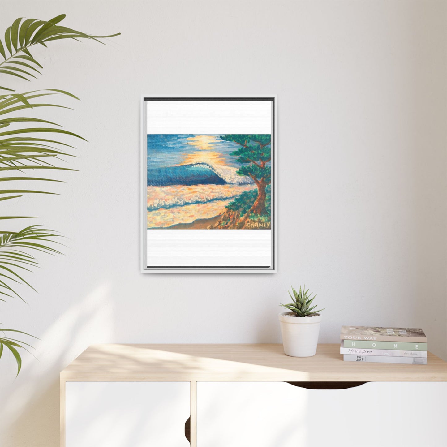 Matte Canvas, Framed (Multi-color)