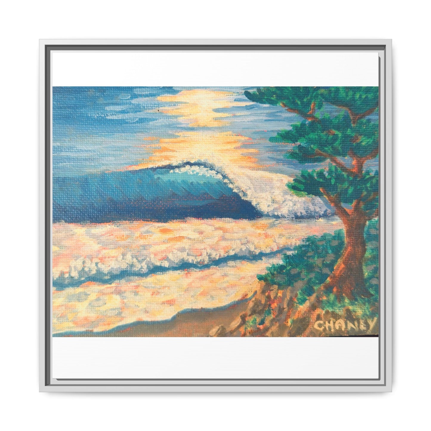 Matte Canvas, Framed (Multi-color)