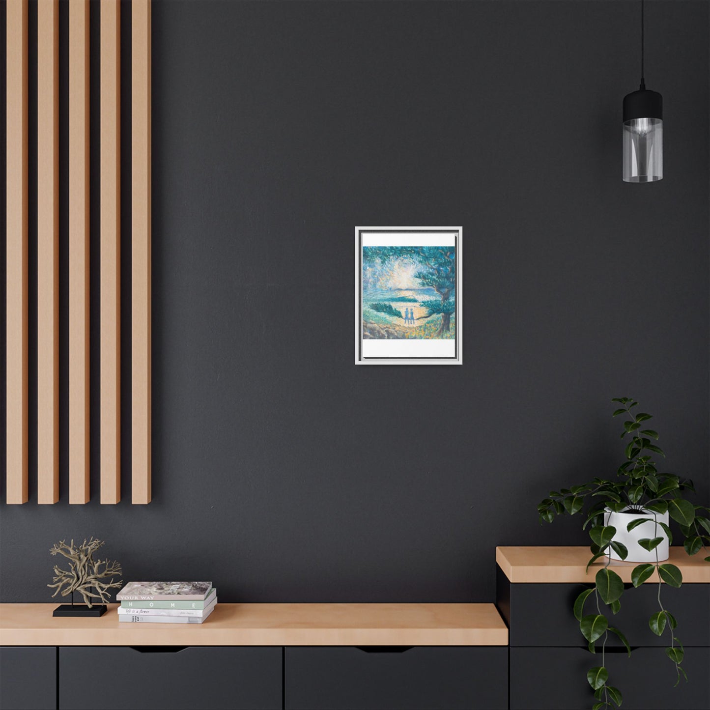 Matte Canvas, Framed (Multi-color)