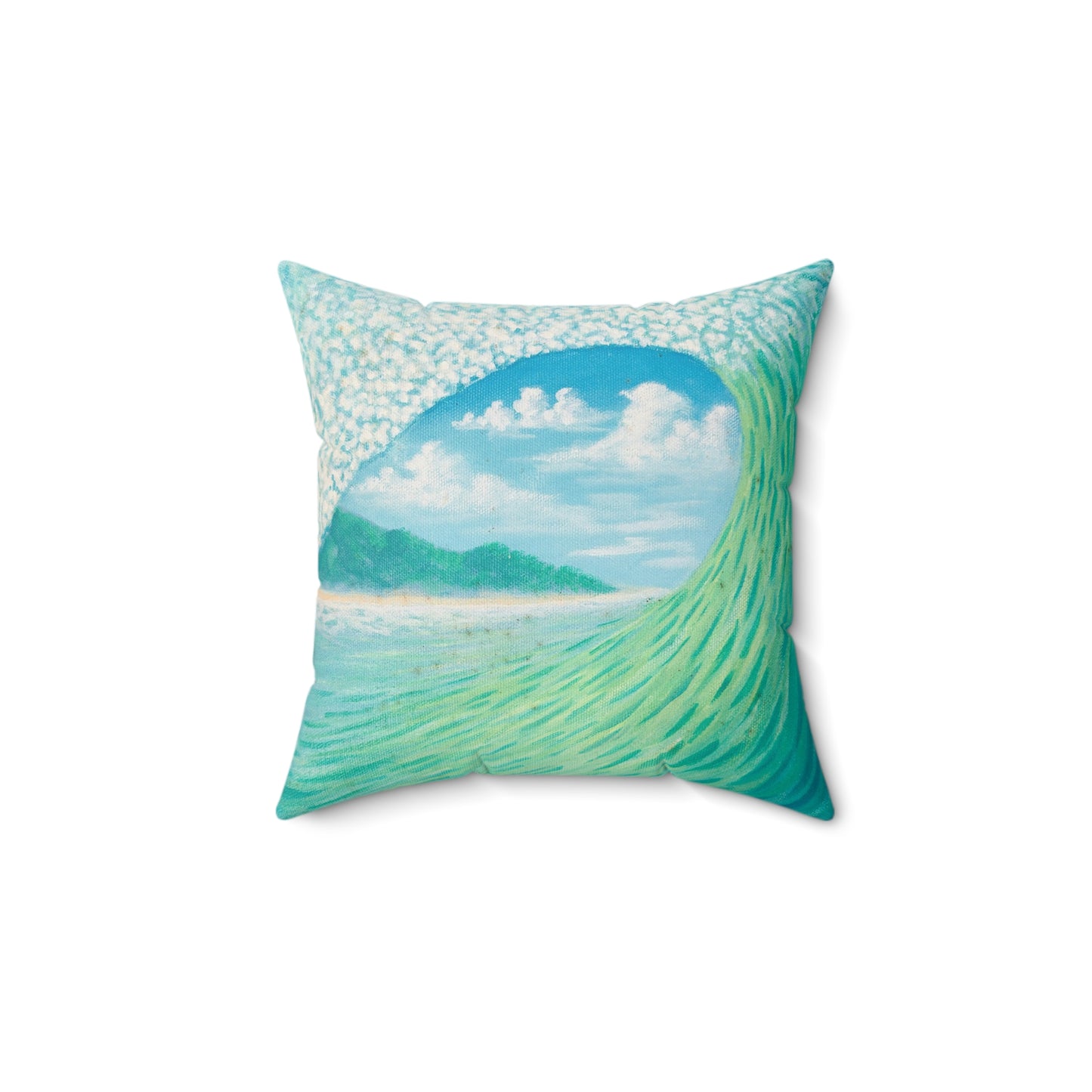 Spun Polyester Square Pillow