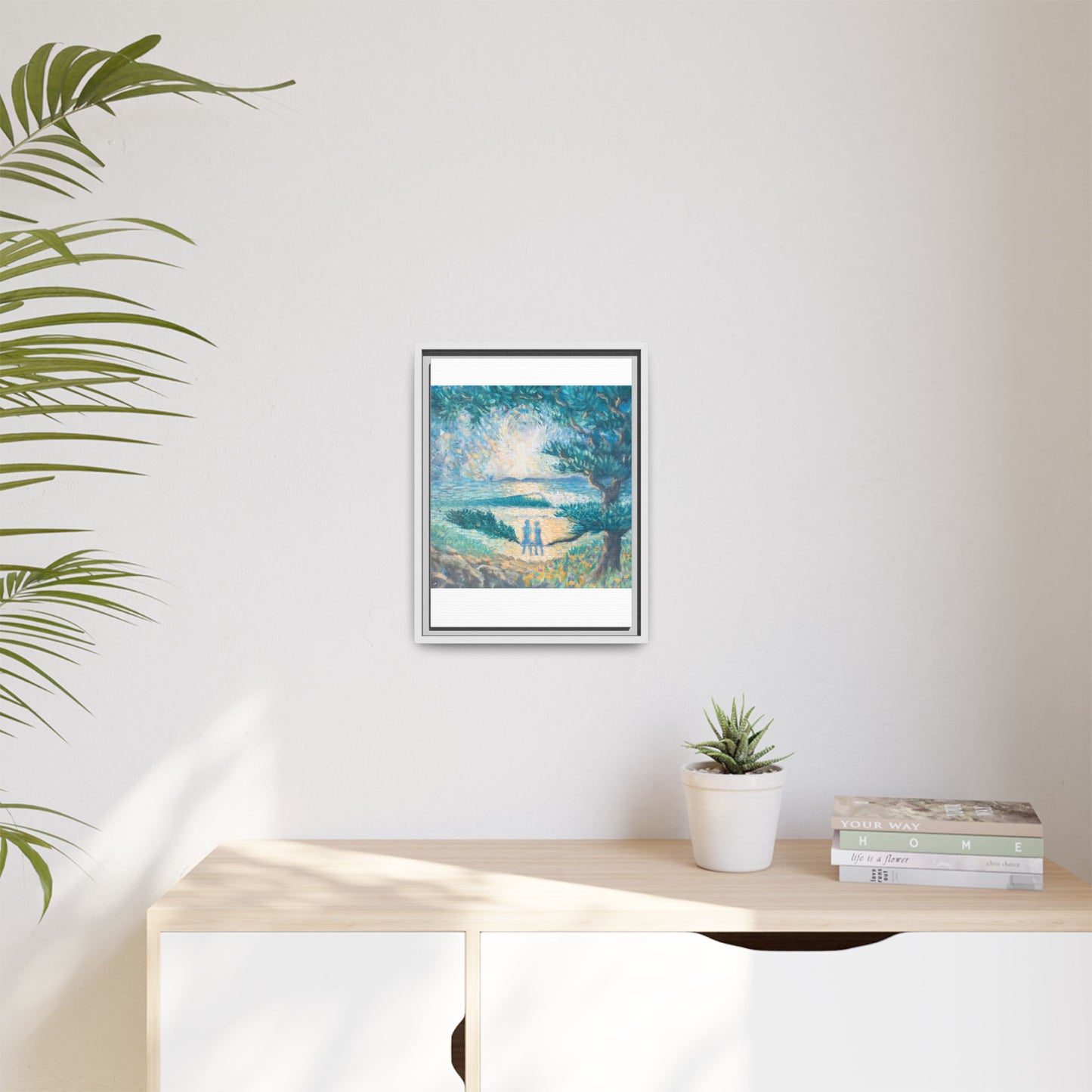 Matte Canvas, Framed (Multi-color)
