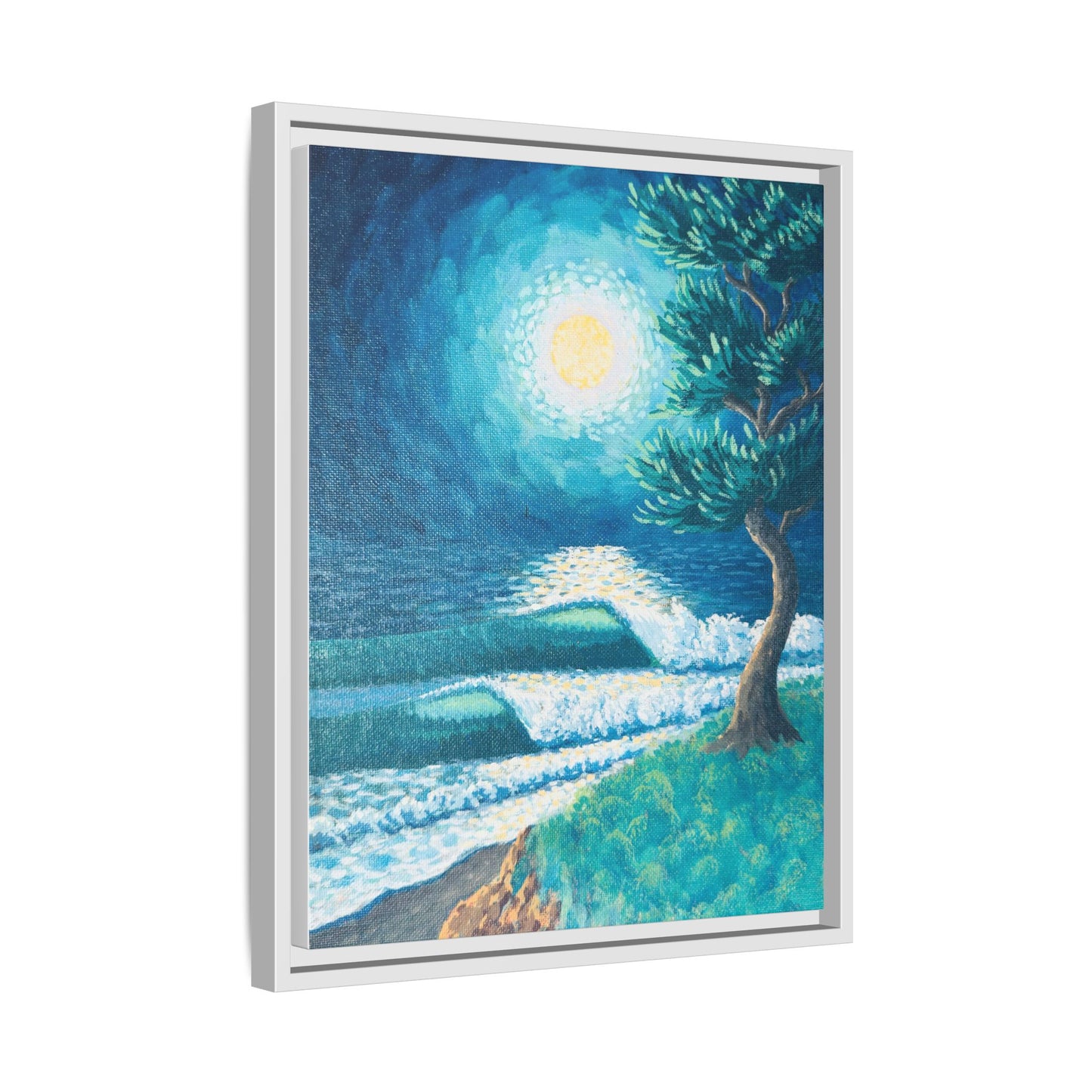 Matte Canvas, Framed (Multi-color)
