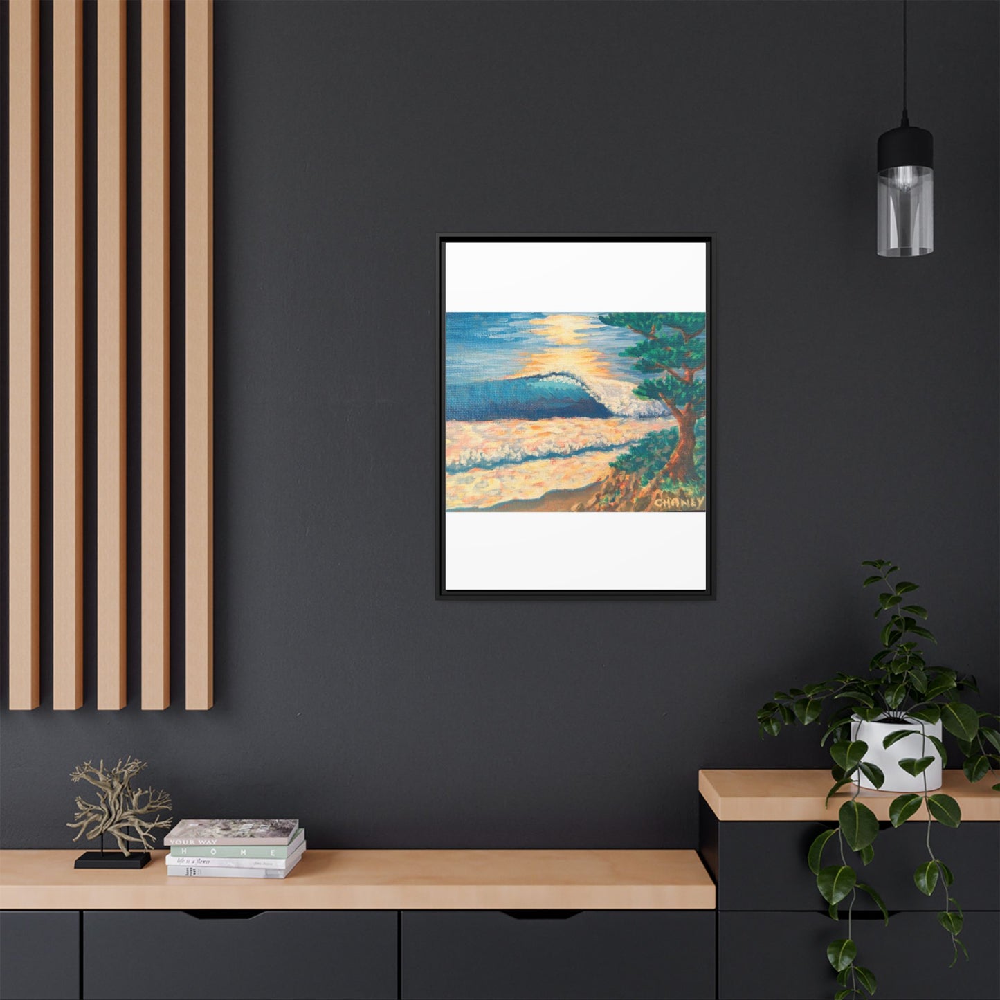 Matte Canvas, Framed (Multi-color)