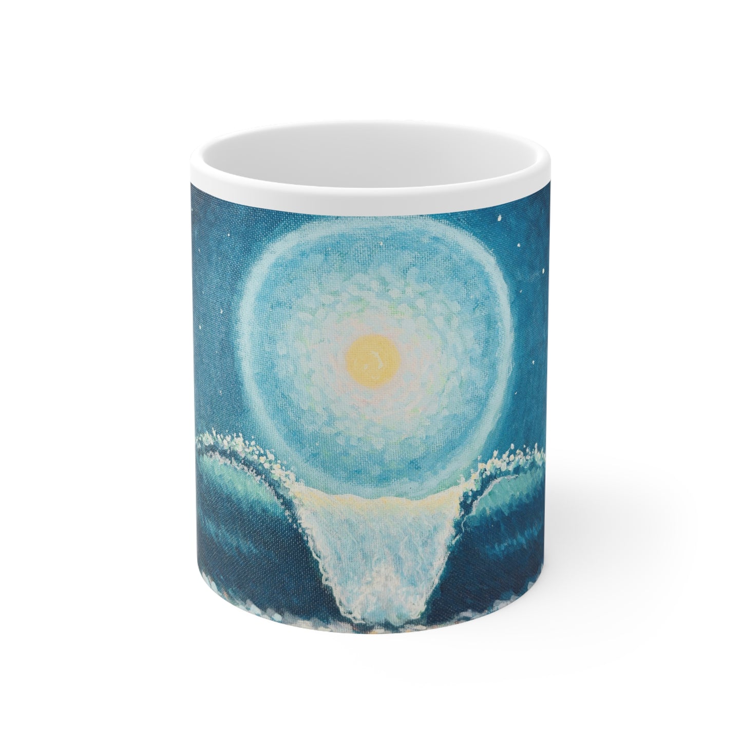 White Ceramic Mug, 11oz