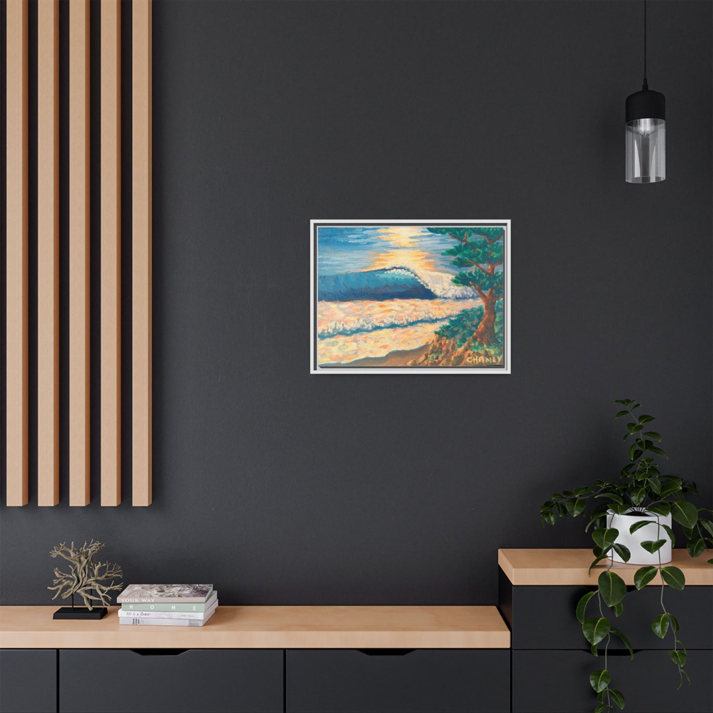 Matte Canvas, Framed (Multi-color)