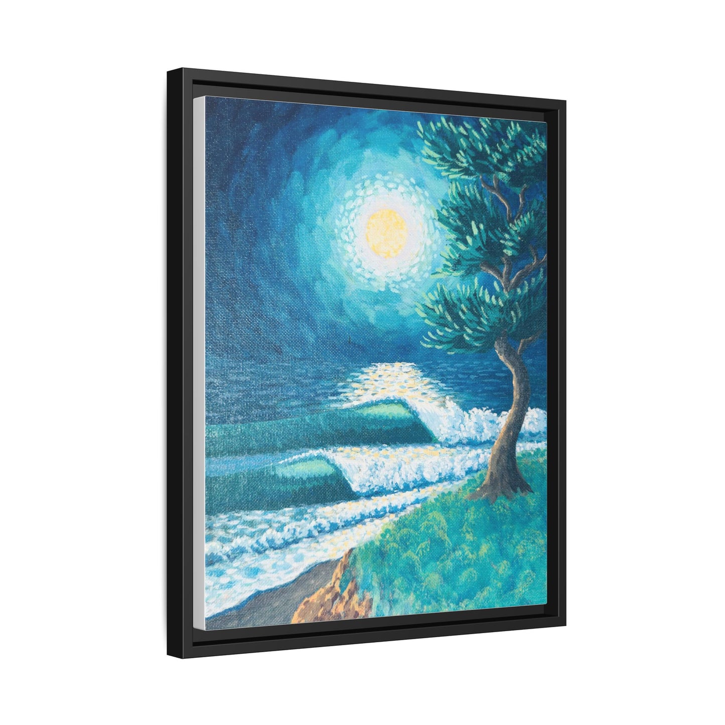 Matte Canvas, Framed (Multi-color)
