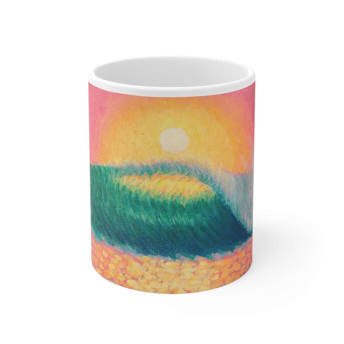 White Ceramic Mug, 11oz