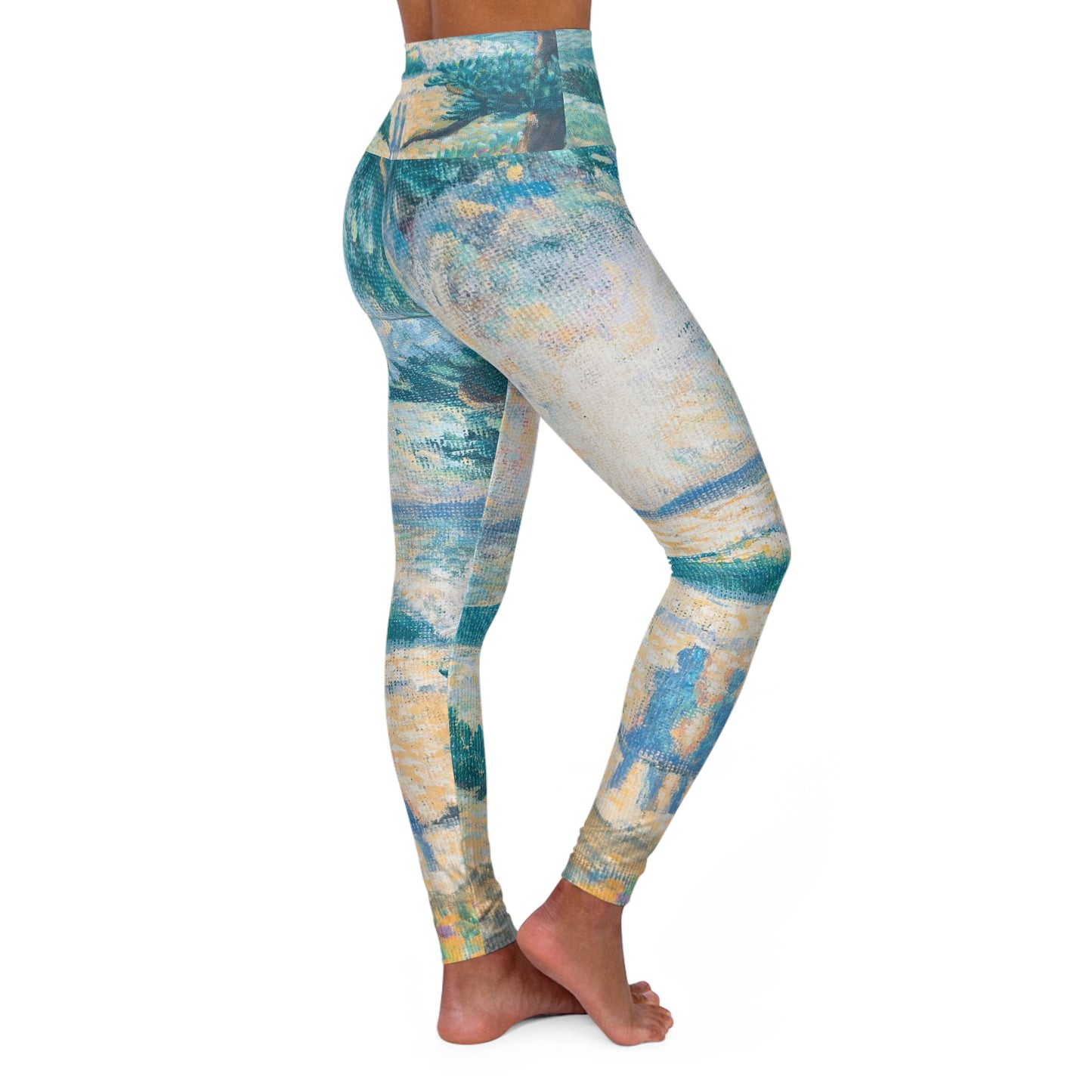 High Waisted Yoga Leggings (AOP)