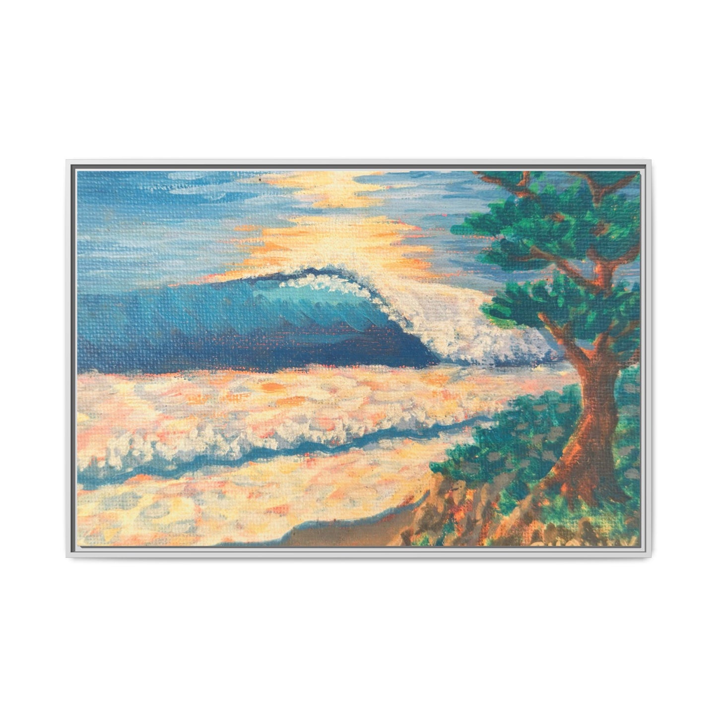 Matte Canvas, Framed (Multi-color)