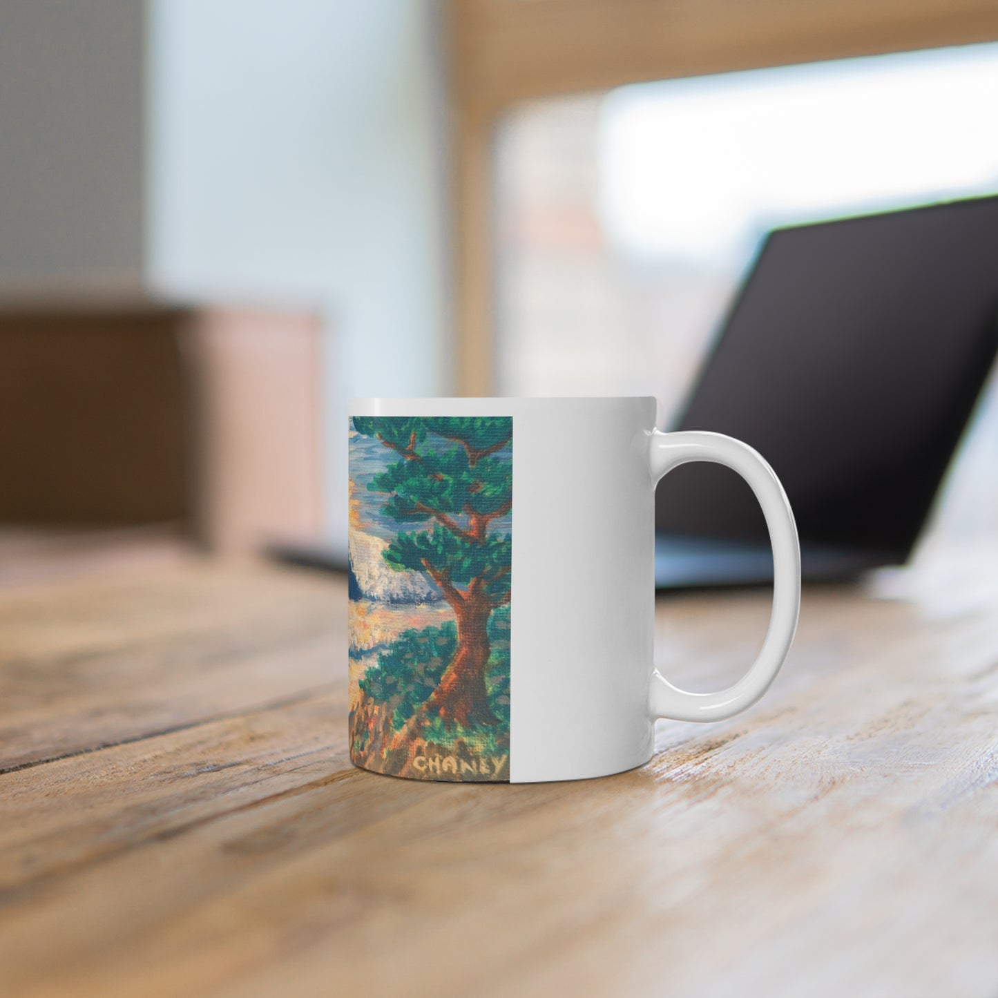 White Ceramic Mug, 11oz