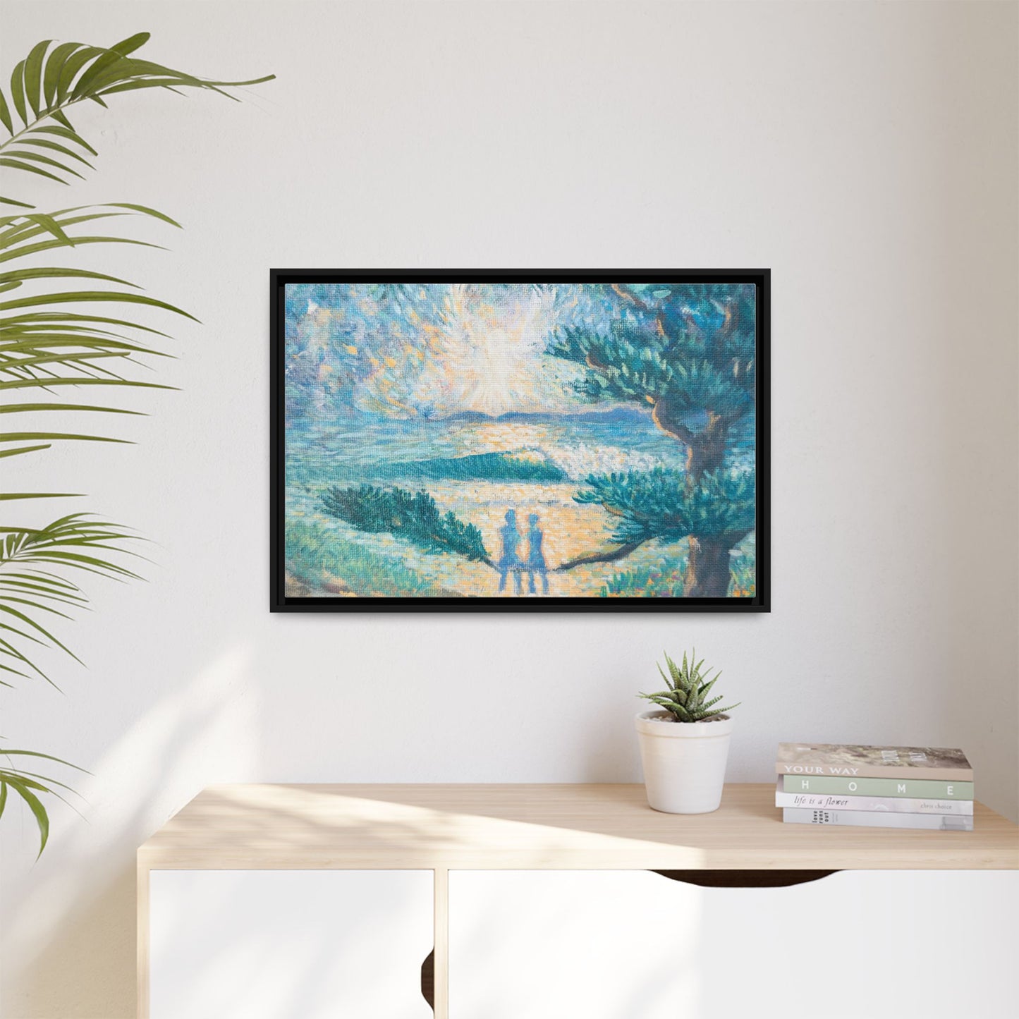 Matte Canvas, Framed (Multi-color)