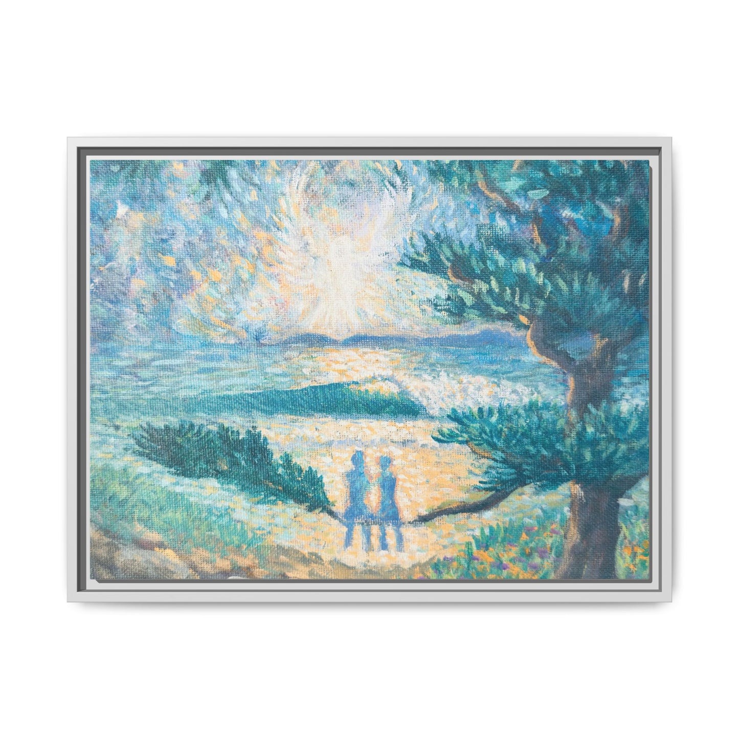 Matte Canvas, Framed (Multi-color)