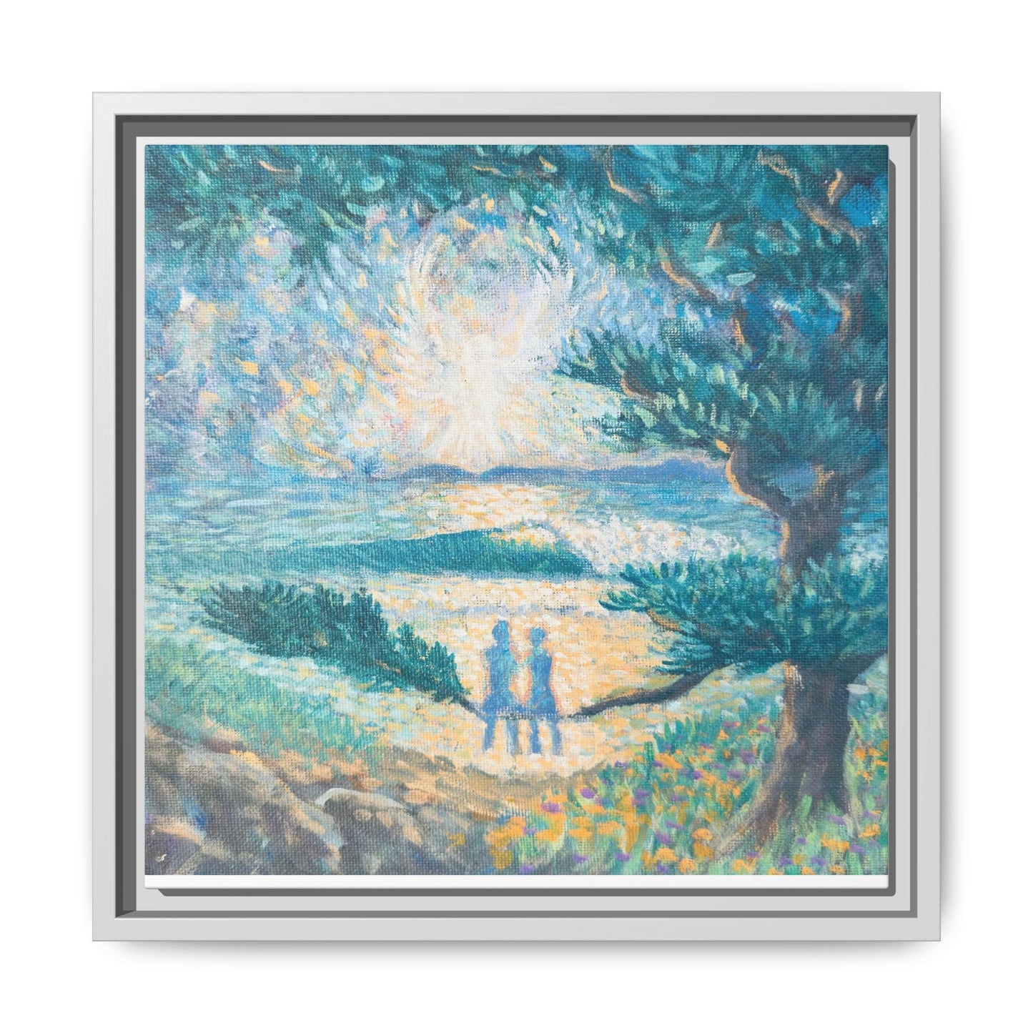 Matte Canvas, Framed (Multi-color)