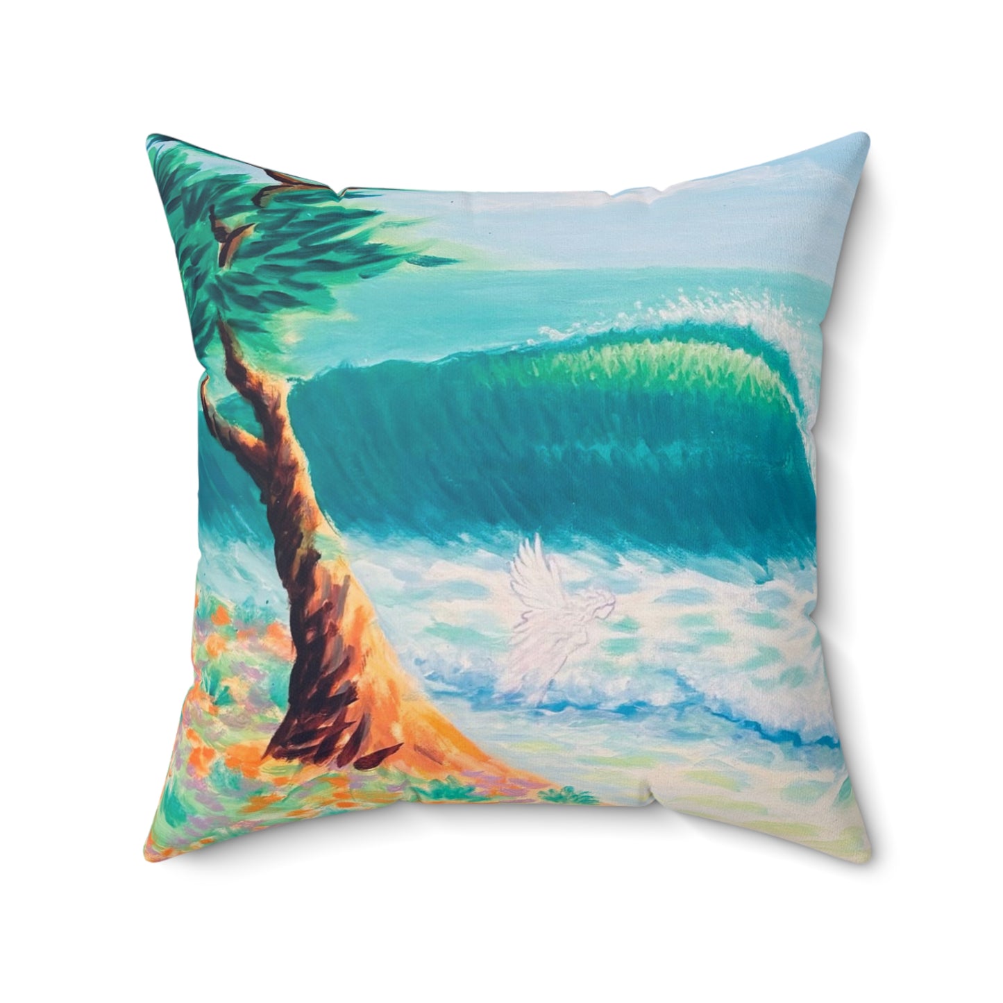Spun Polyester Square Pillow