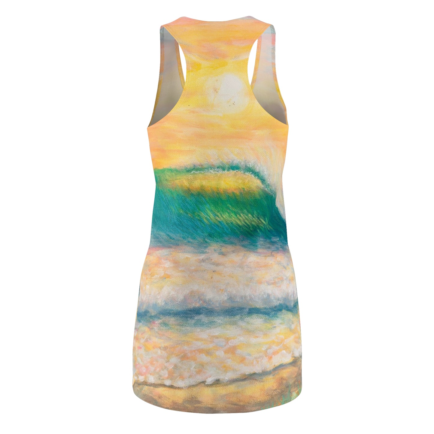 Women's Cut & Sew Racerback Dress (AOP)