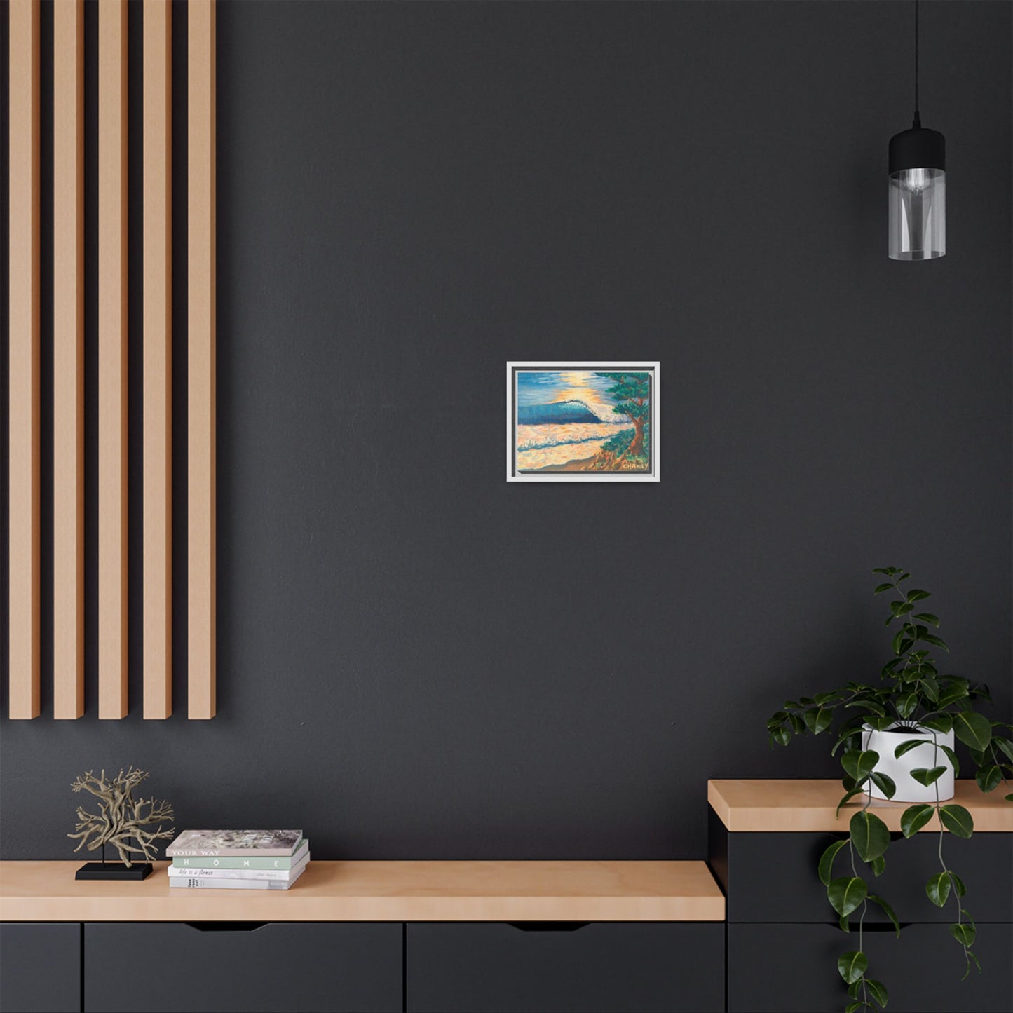 Matte Canvas, Framed (Multi-color)