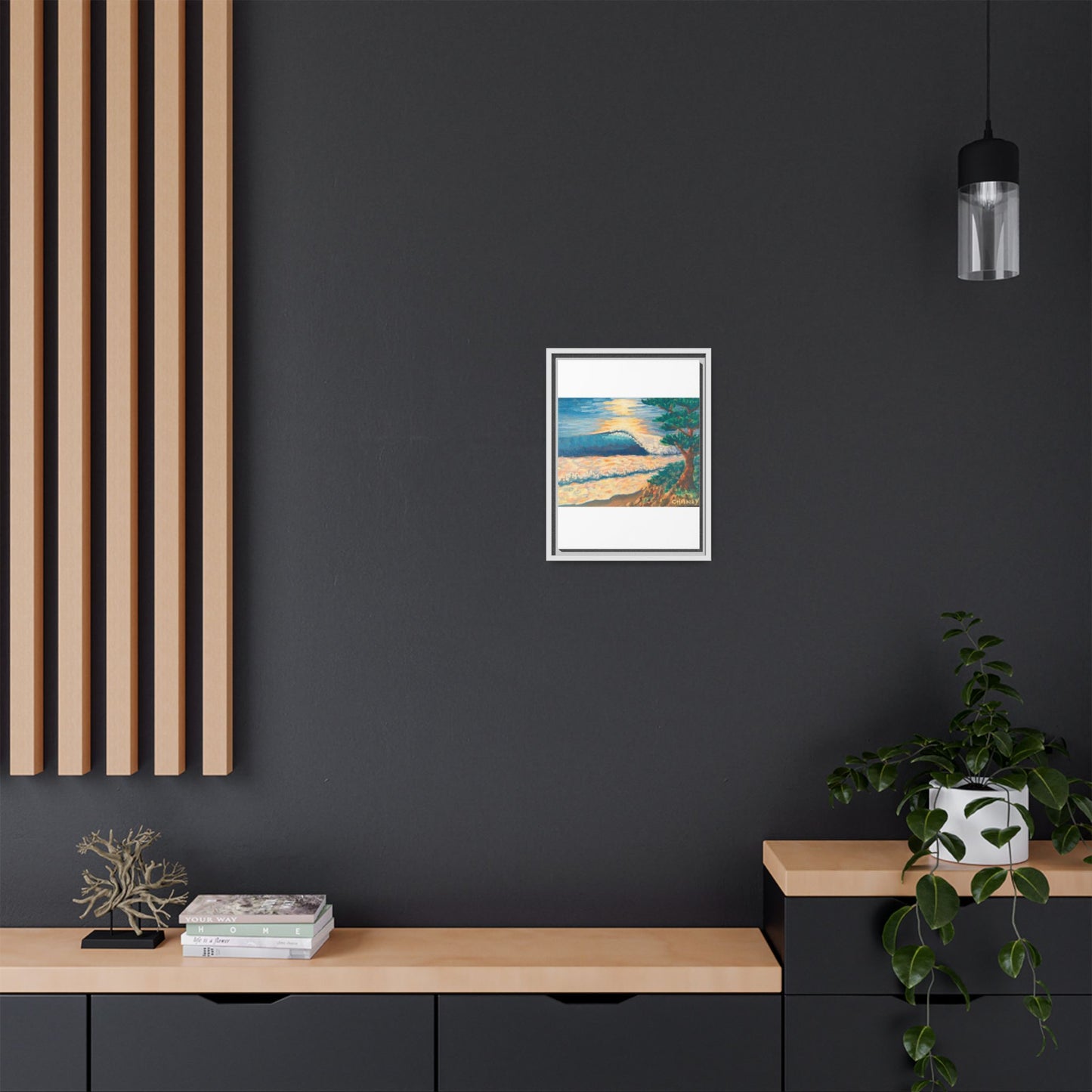 Matte Canvas, Framed (Multi-color)