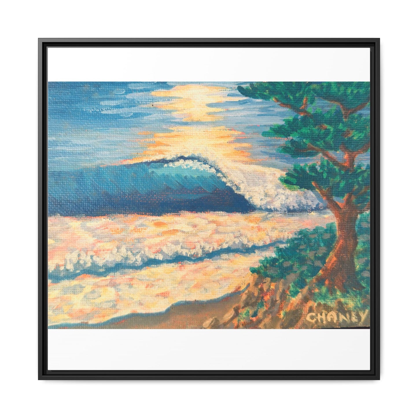 Matte Canvas, Framed (Multi-color)