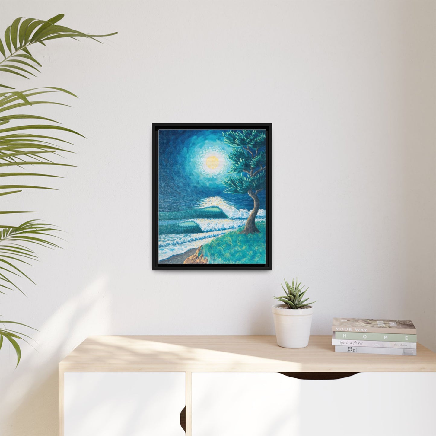 Matte Canvas, Framed (Multi-color)
