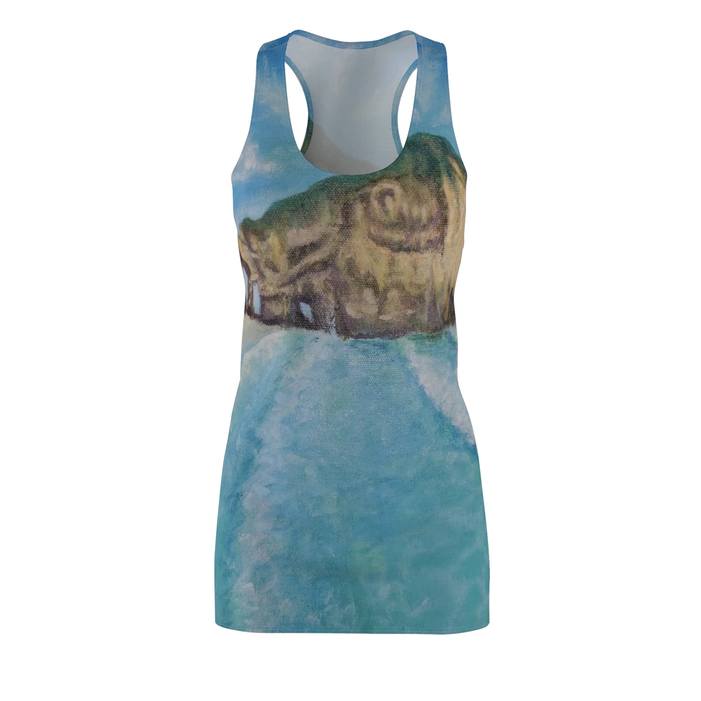 Women's Cut & Sew Racerback Dress (AOP)