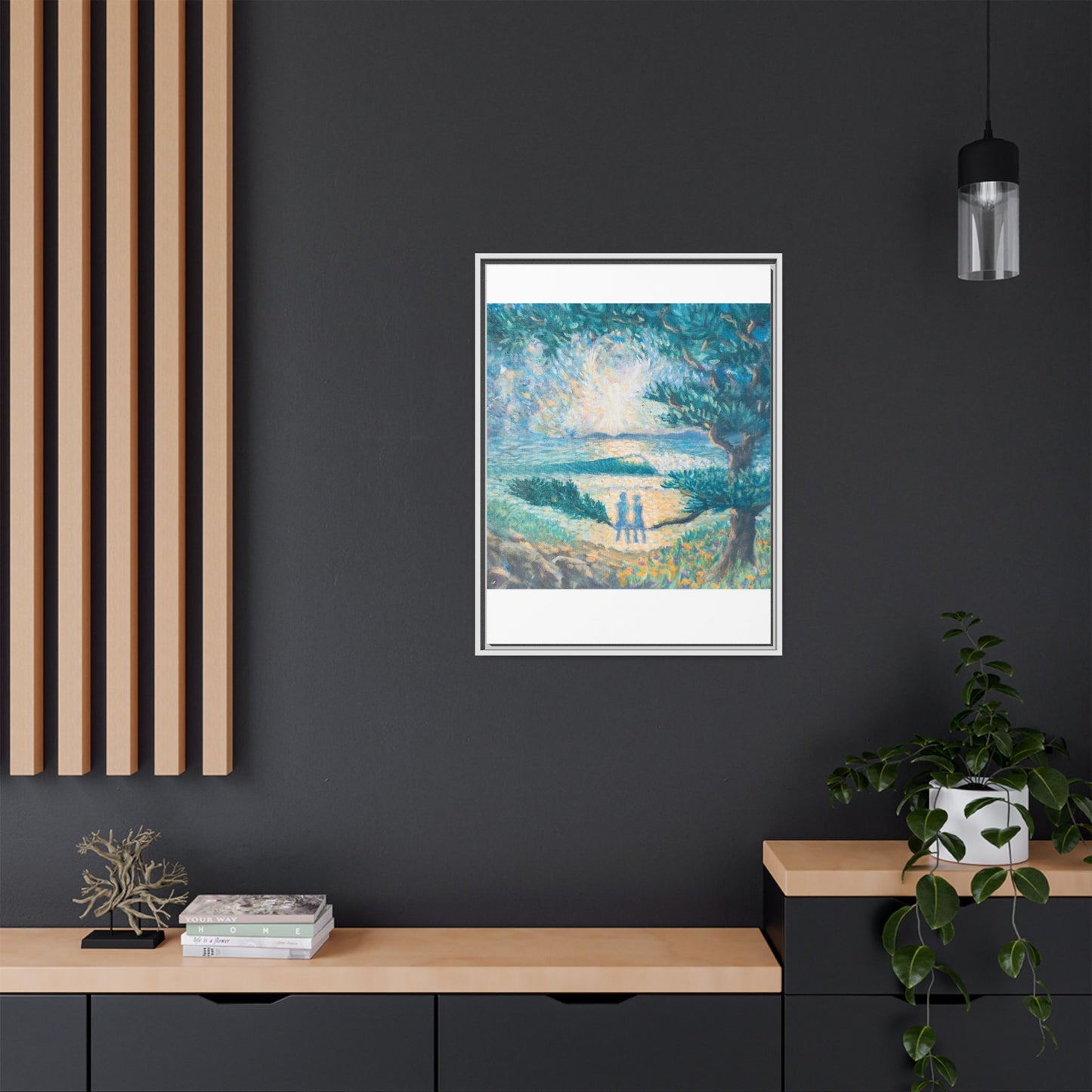 Matte Canvas, Framed (Multi-color)
