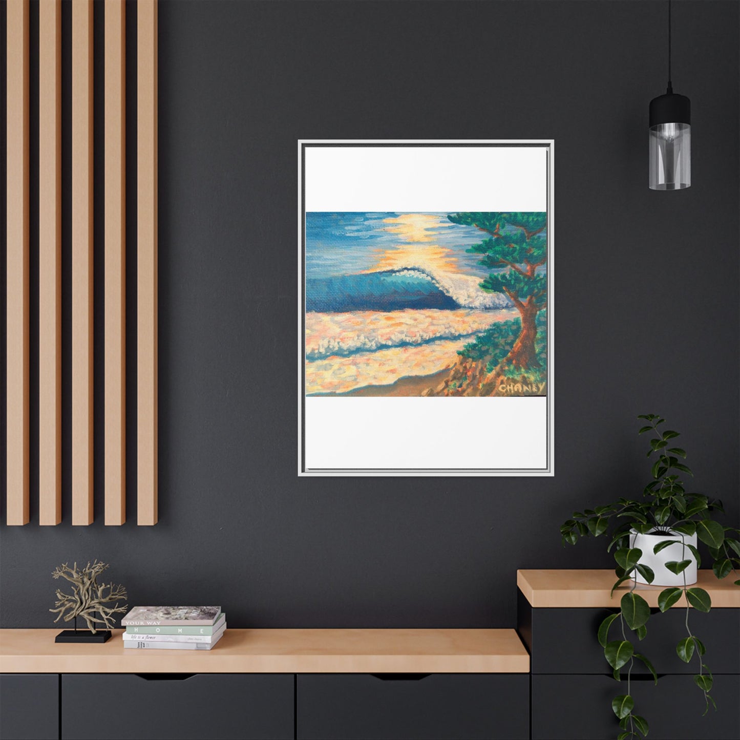 Matte Canvas, Framed (Multi-color)