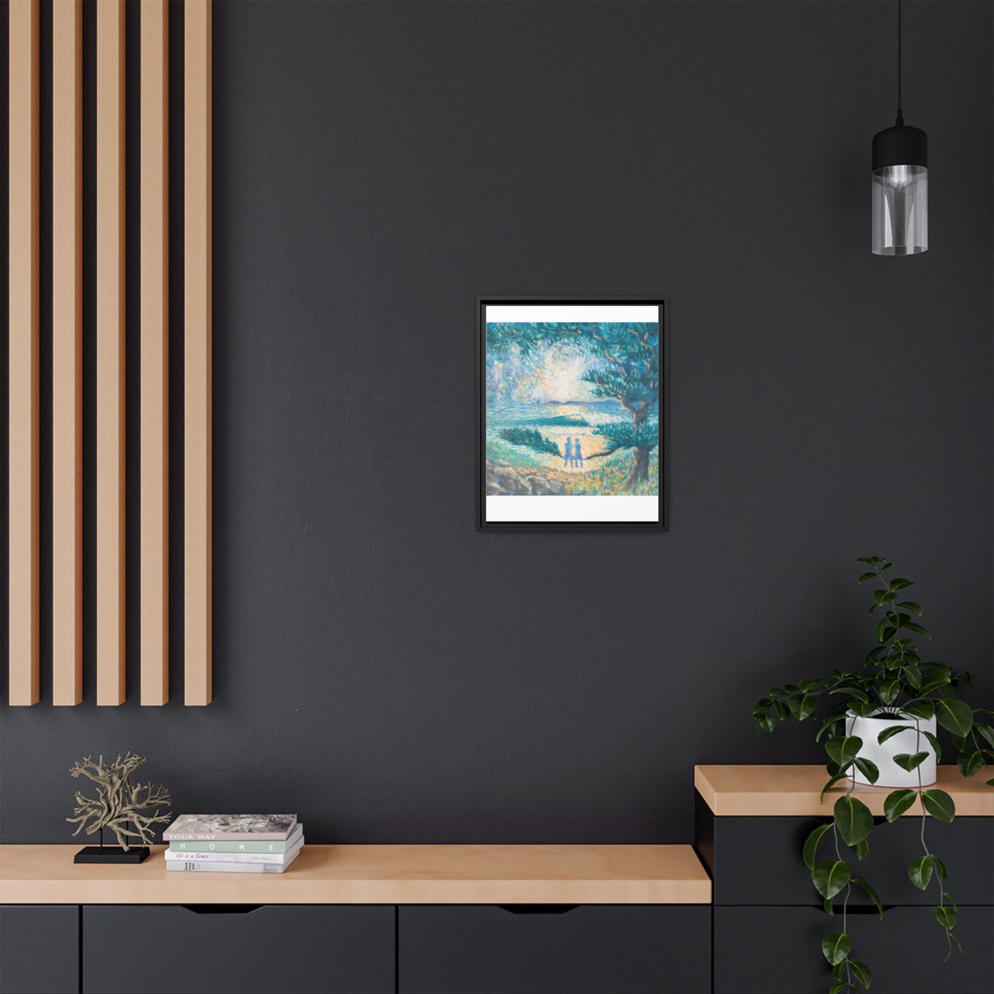 Matte Canvas, Framed (Multi-color)