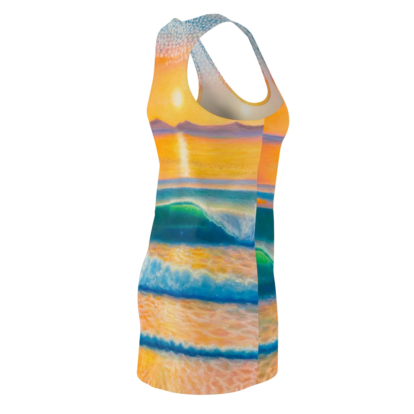 Women's Cut & Sew Racerback Dress (AOP)