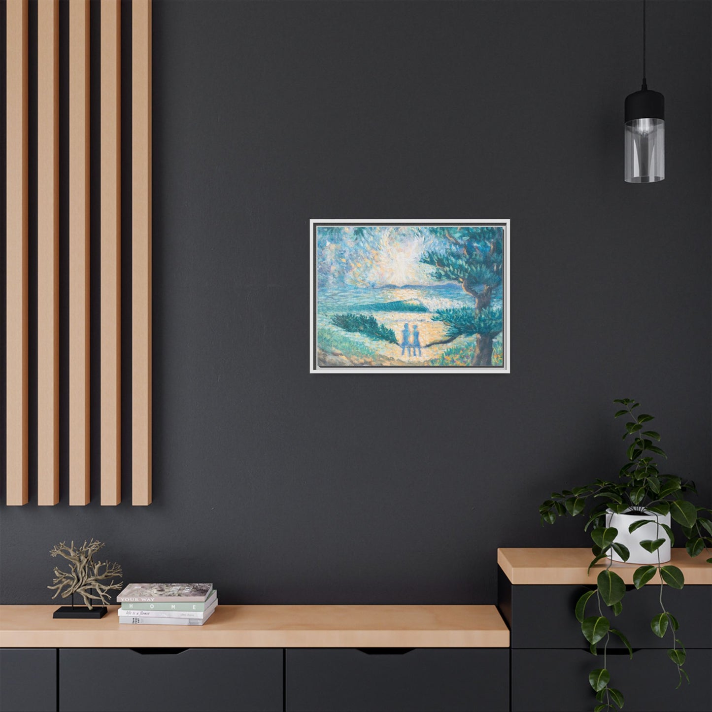 Matte Canvas, Framed (Multi-color)