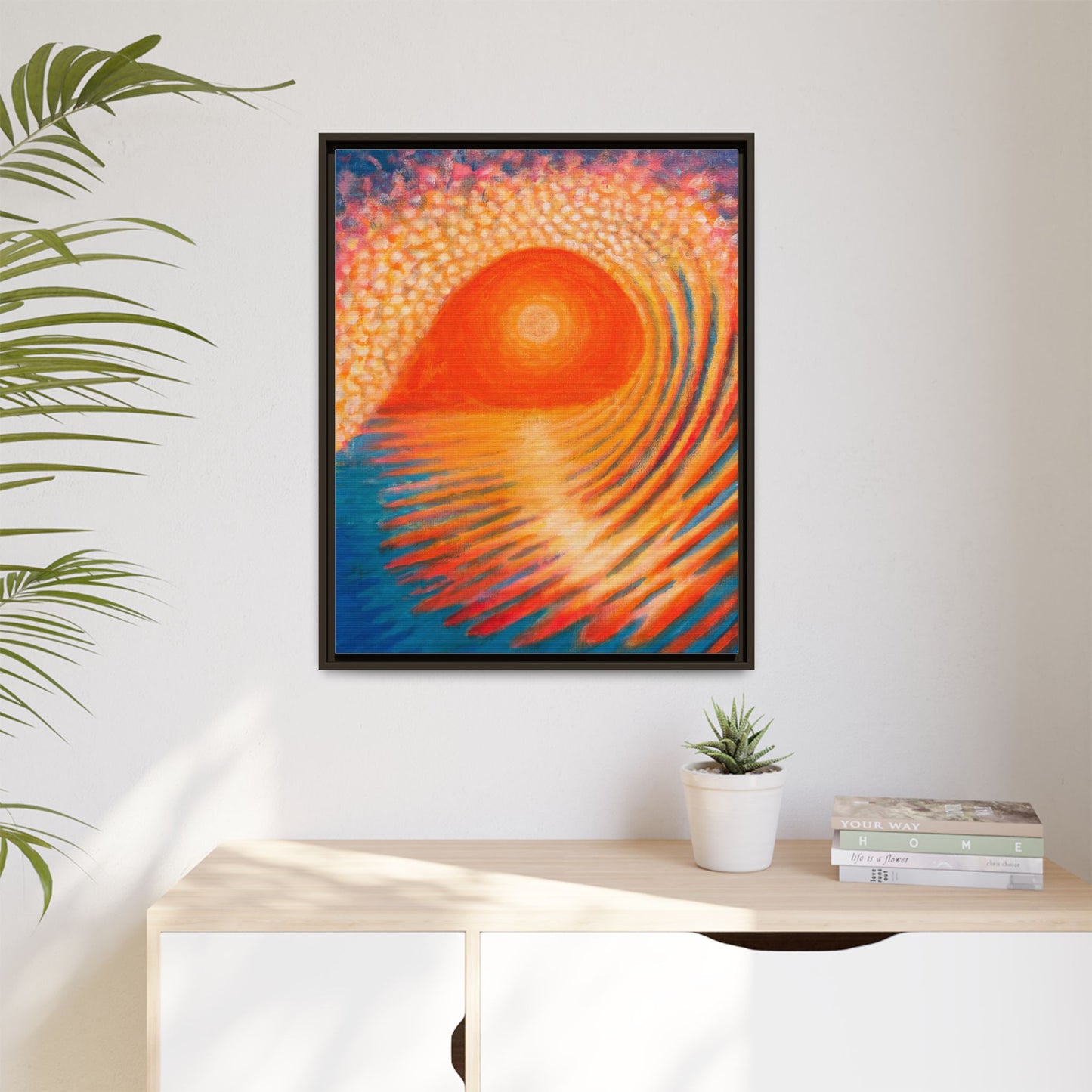 Matte Canvas, Framed (Multi-color)