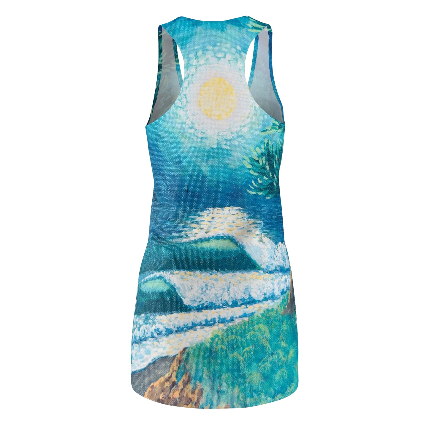 Women's Cut & Sew Racerback Dress (AOP)