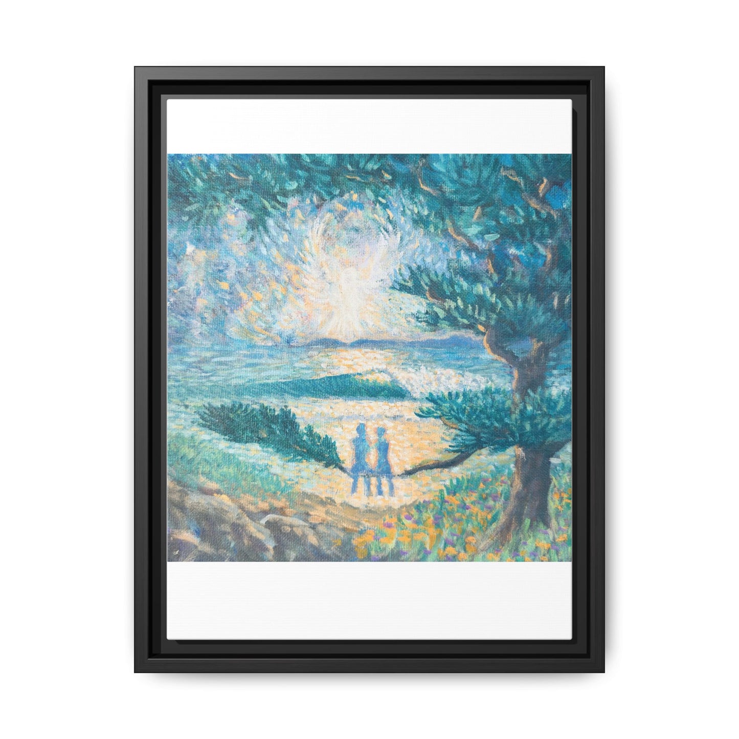 Matte Canvas, Framed (Multi-color)