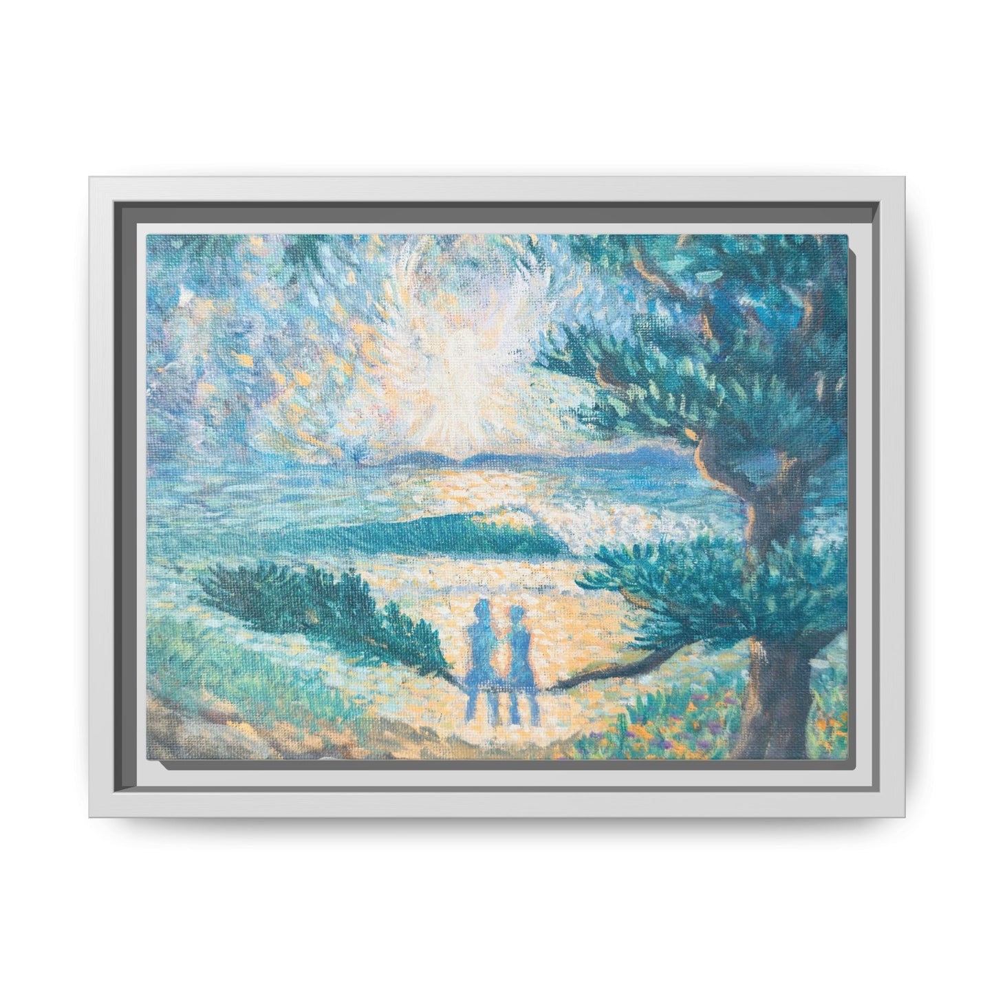 Matte Canvas, Framed (Multi-color)