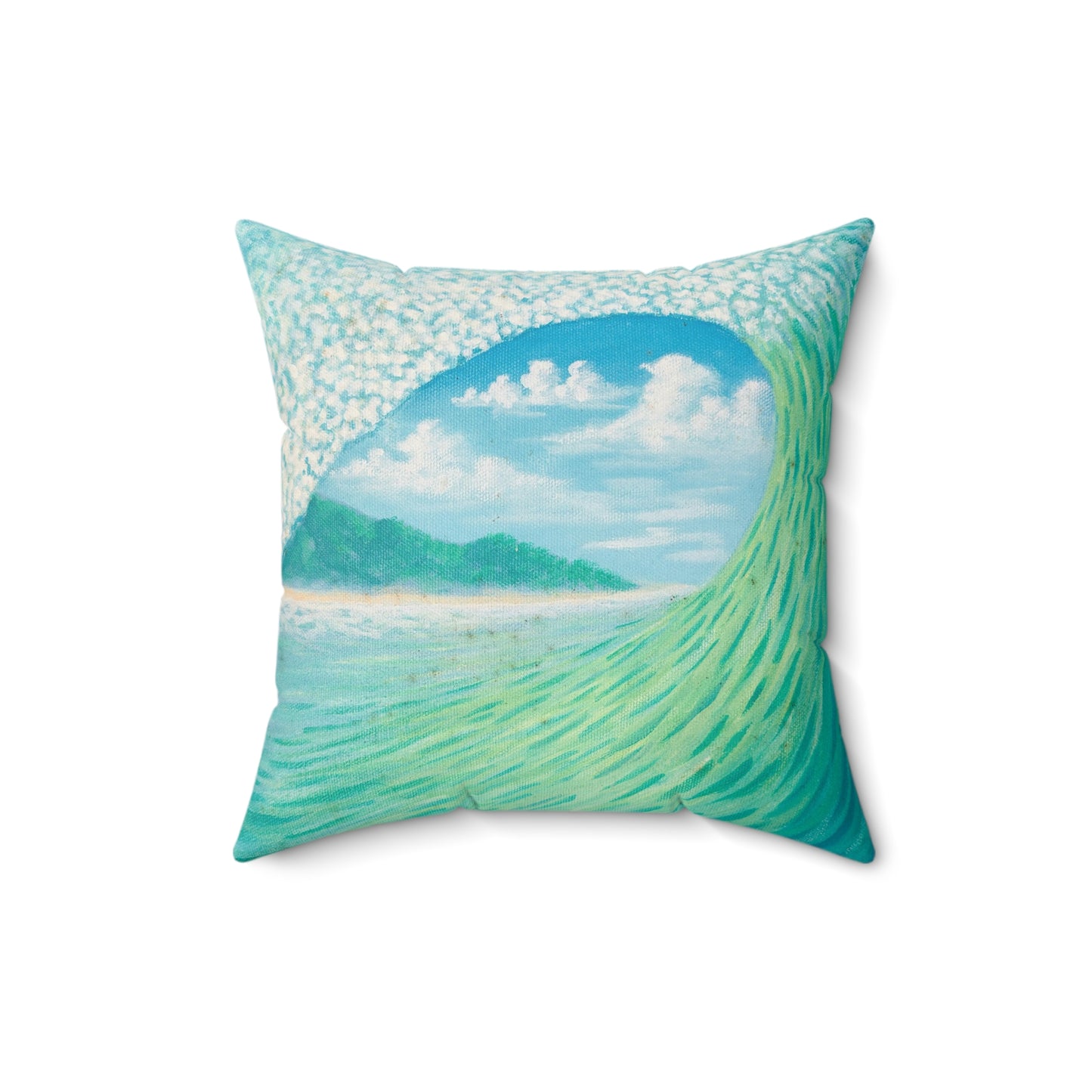 Spun Polyester Square Pillow