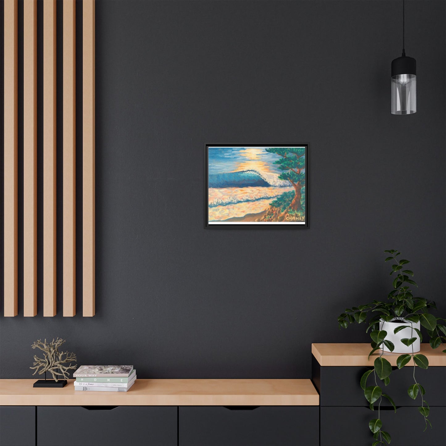 Matte Canvas, Framed (Multi-color)