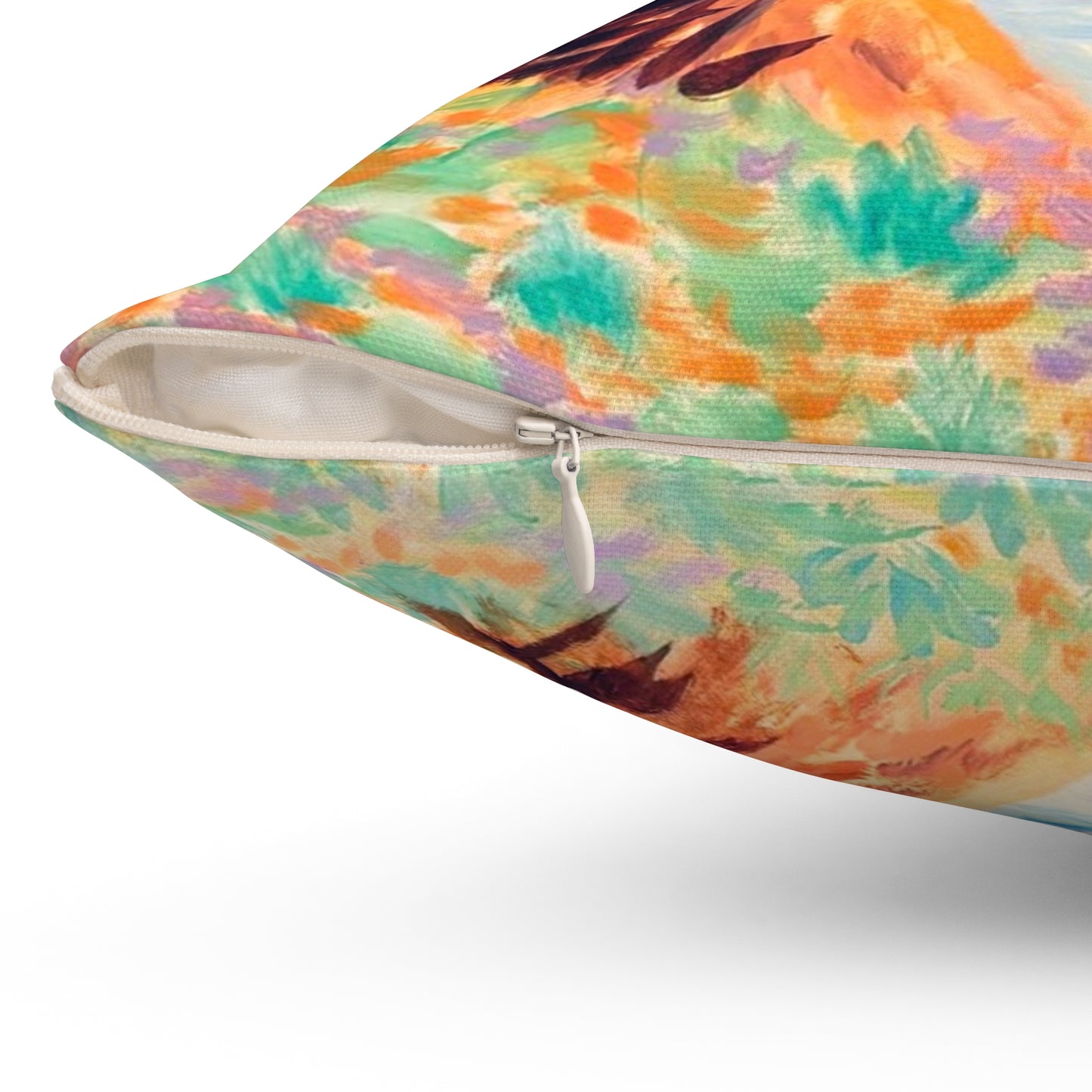 Spun Polyester Square Pillow
