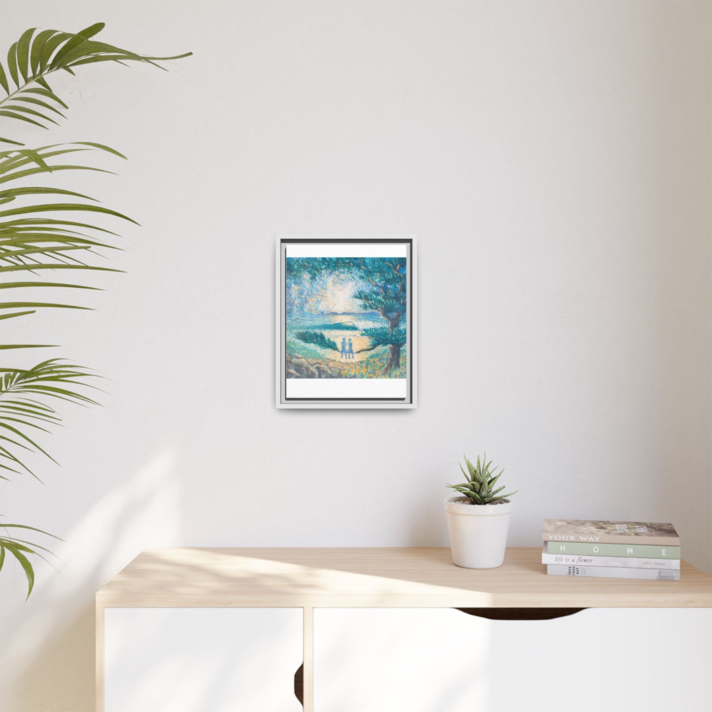 Matte Canvas, Framed (Multi-color)