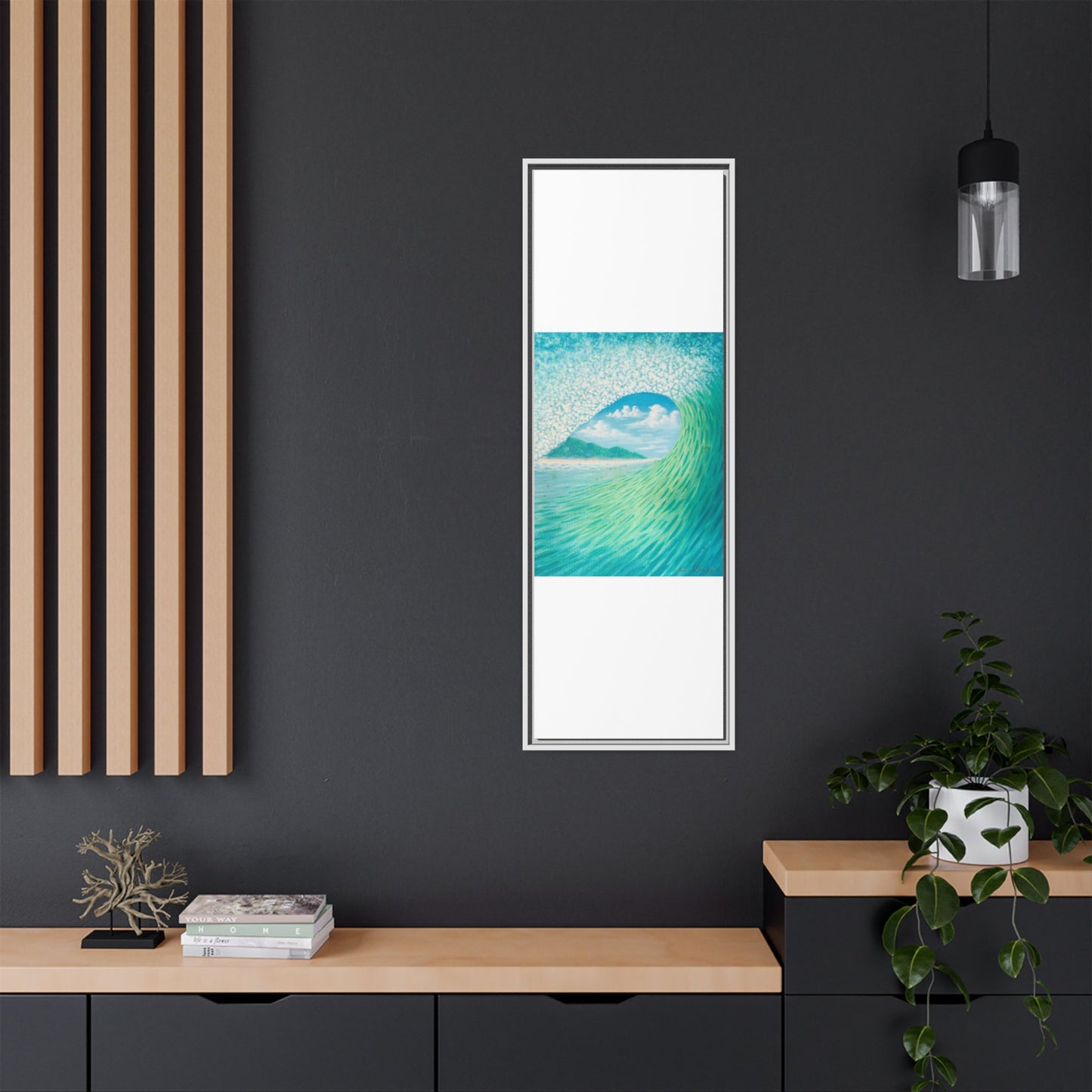 Matte Canvas, Framed (Multi-color)