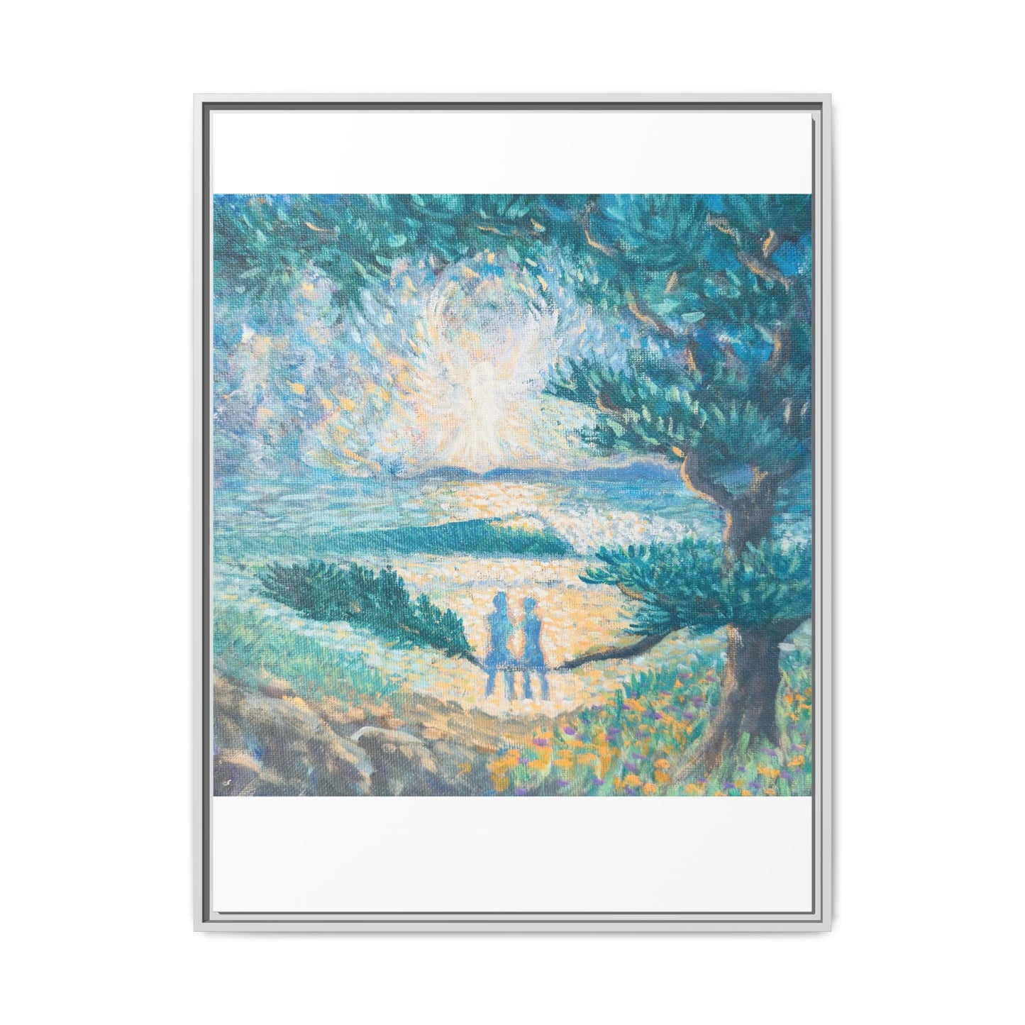 Matte Canvas, Framed (Multi-color)