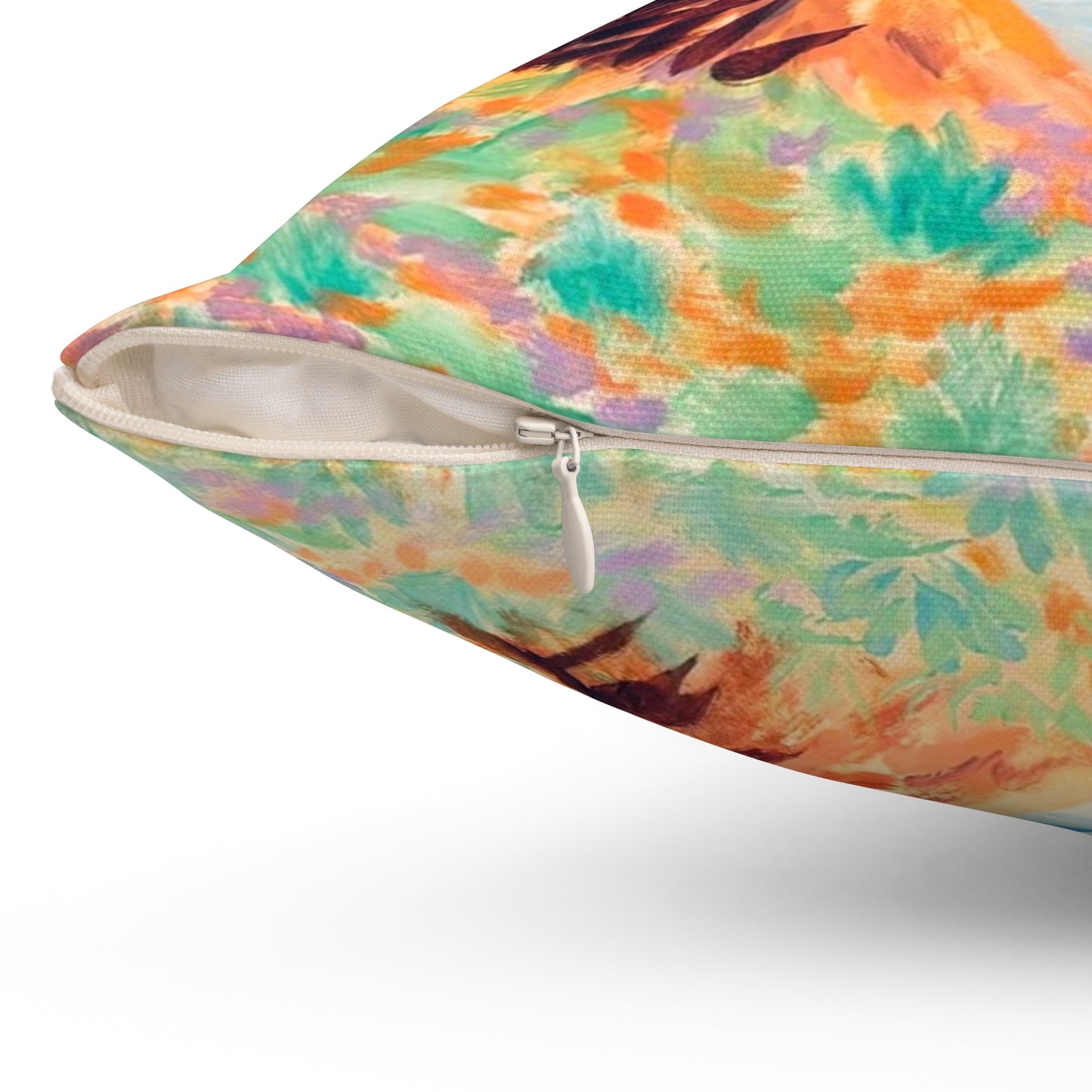 Spun Polyester Square Pillow