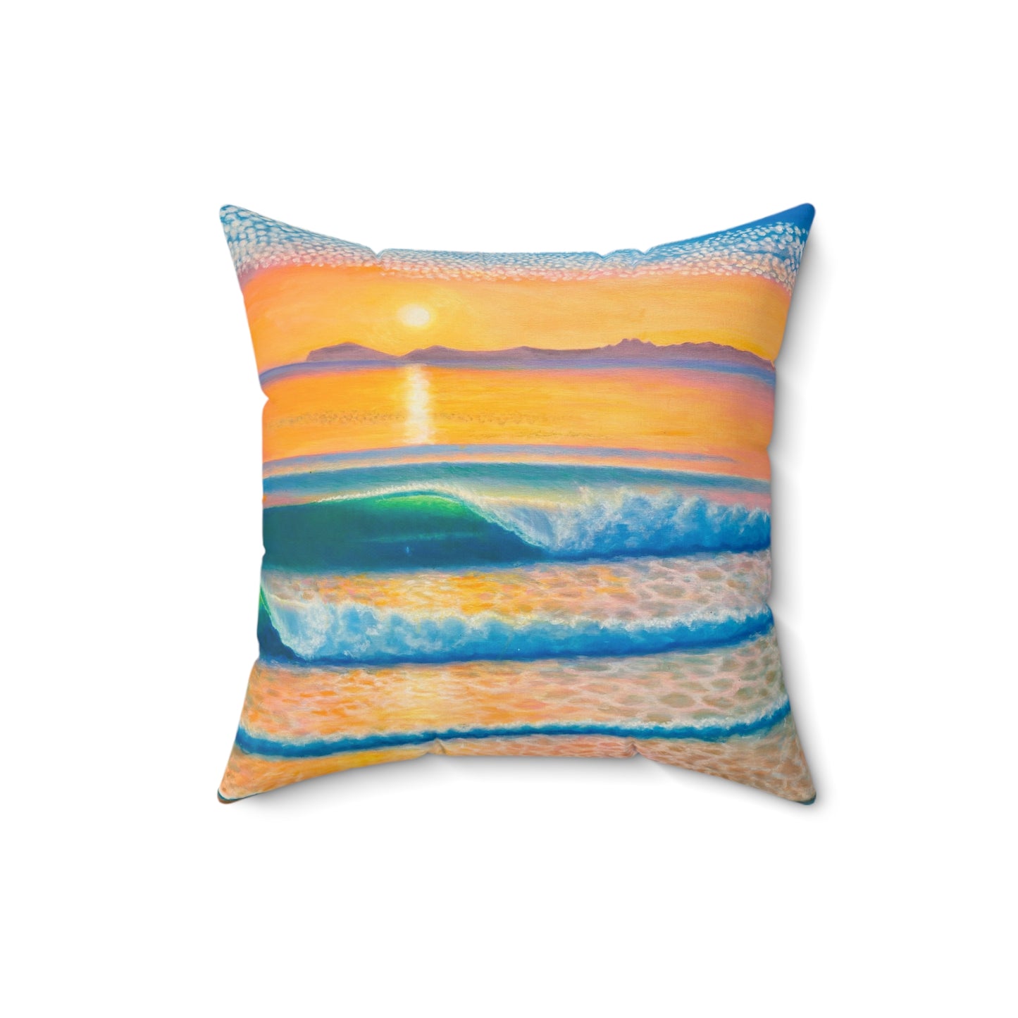 Spun Polyester Square Pillow