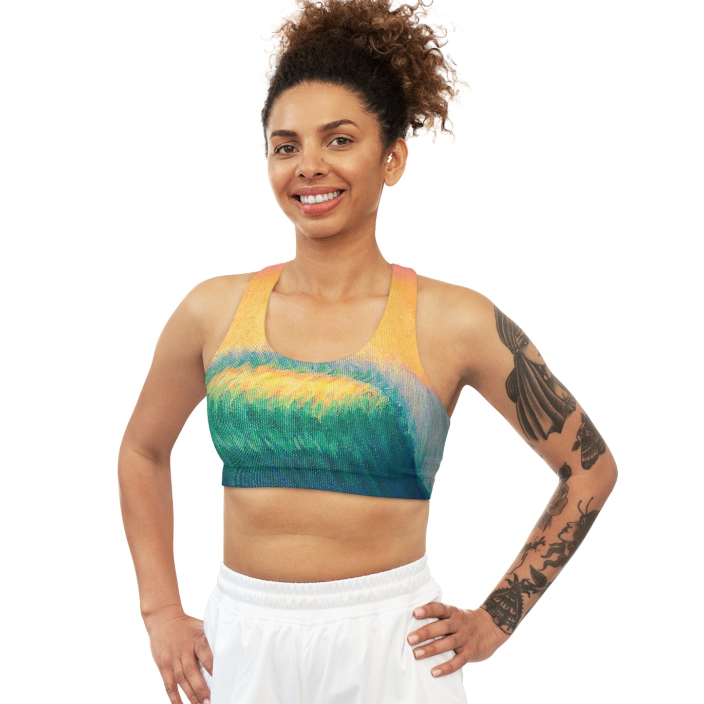 Seamless Sports Bra (AOP)