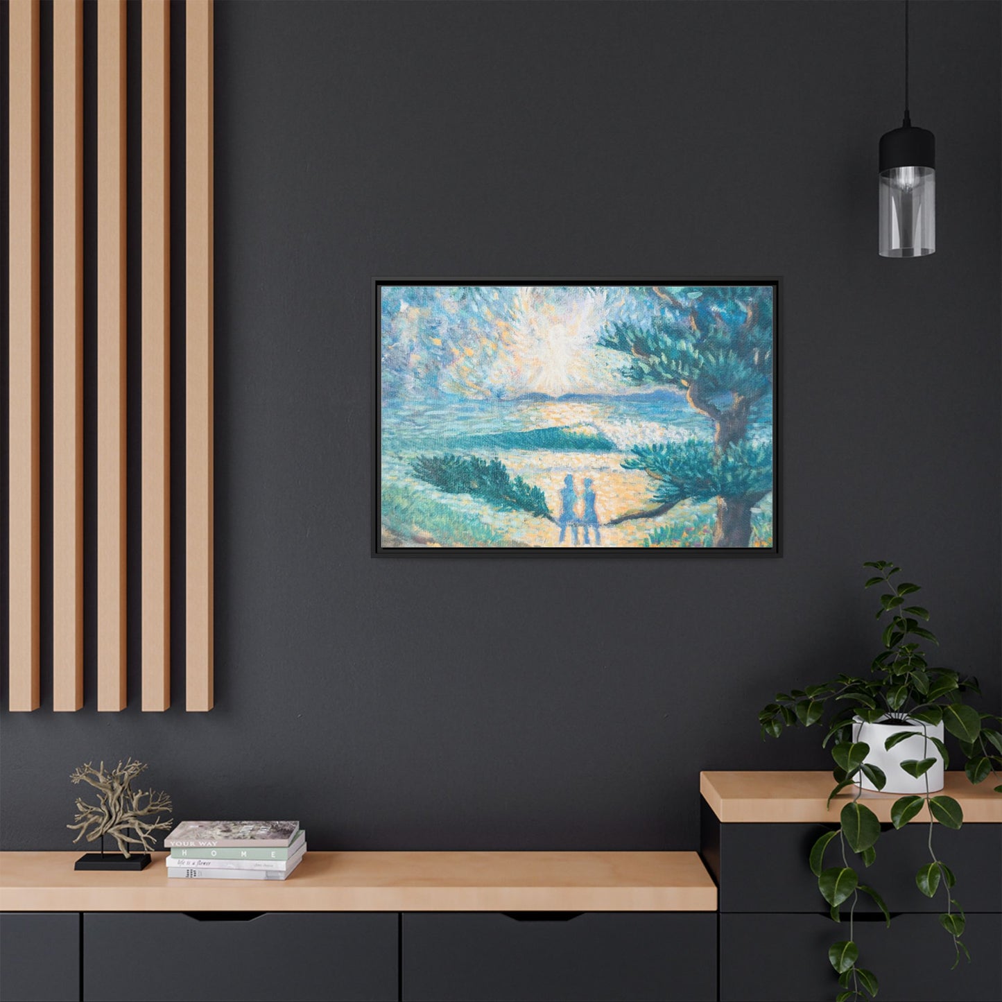 Matte Canvas, Framed (Multi-color)