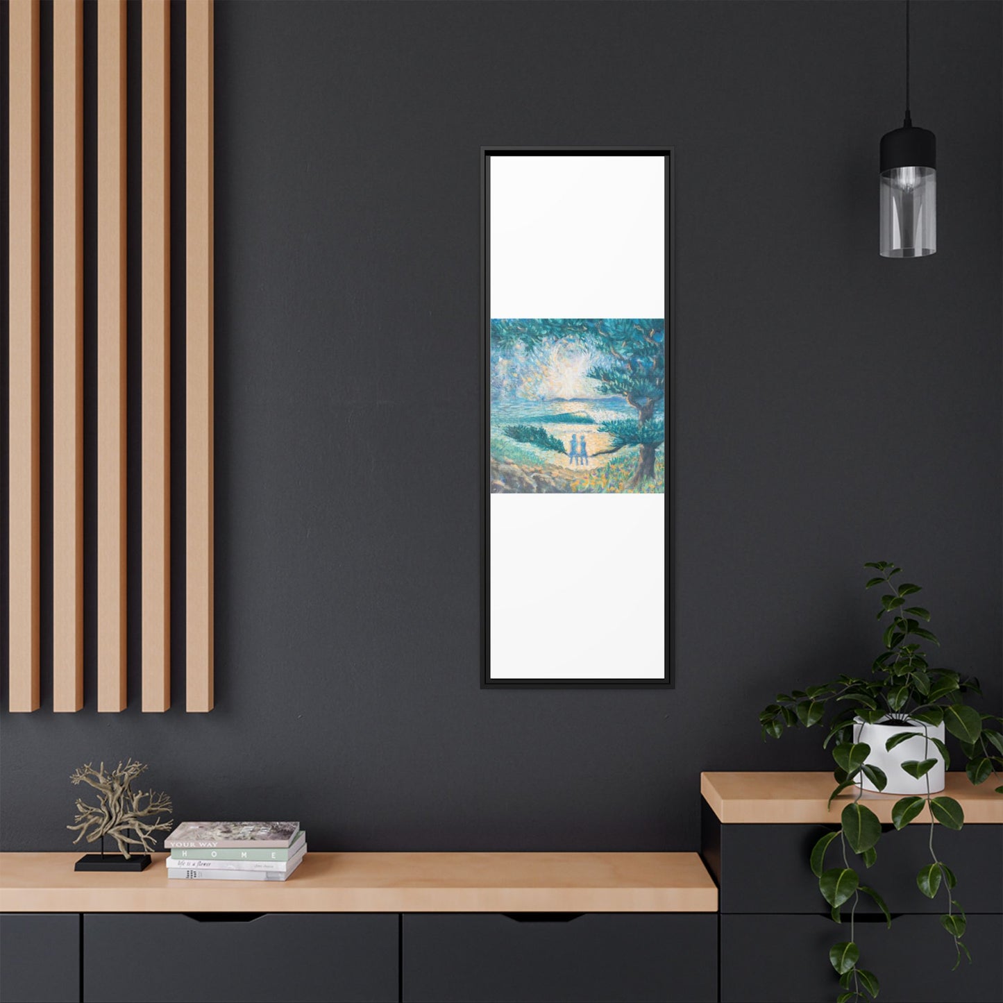 Matte Canvas, Framed (Multi-color)