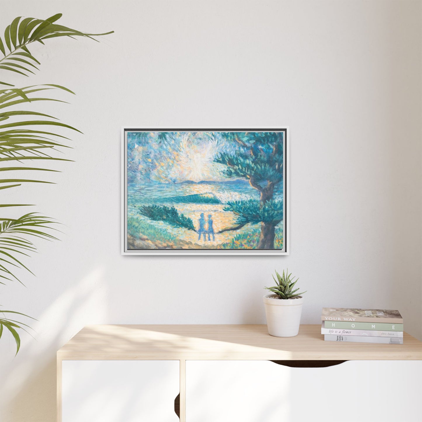 Matte Canvas, Framed (Multi-color)