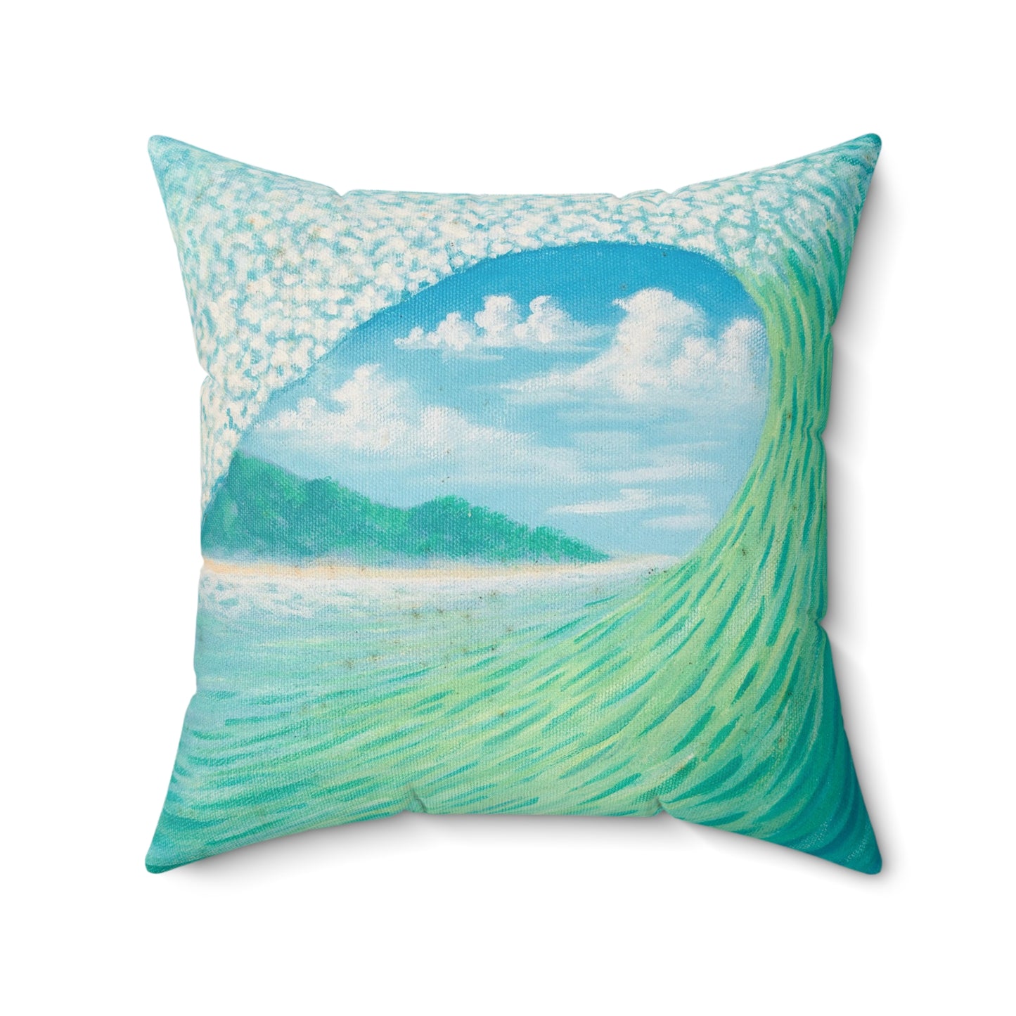 Spun Polyester Square Pillow