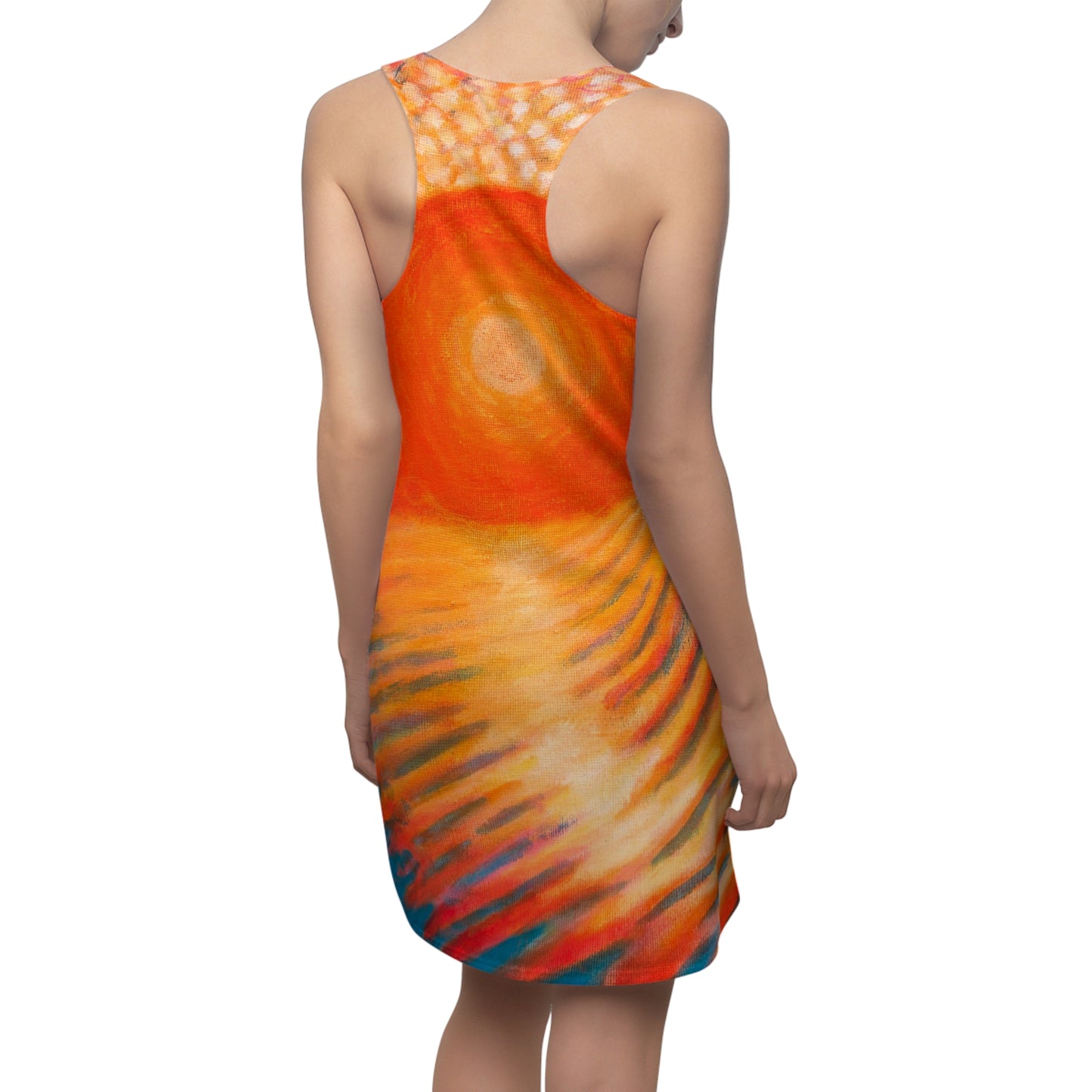Women's Cut & Sew Racerback Dress (AOP)