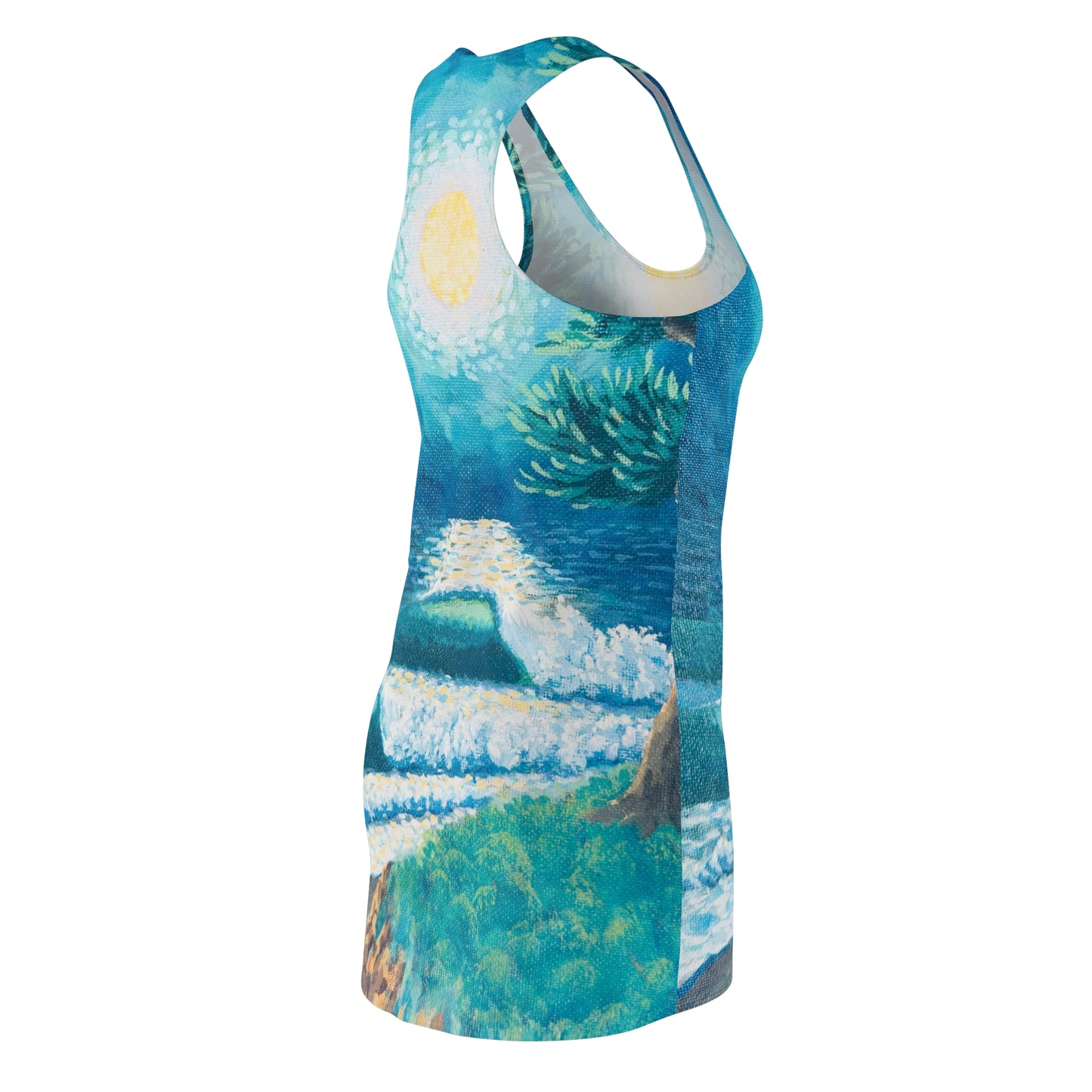 Women's Cut & Sew Racerback Dress (AOP)